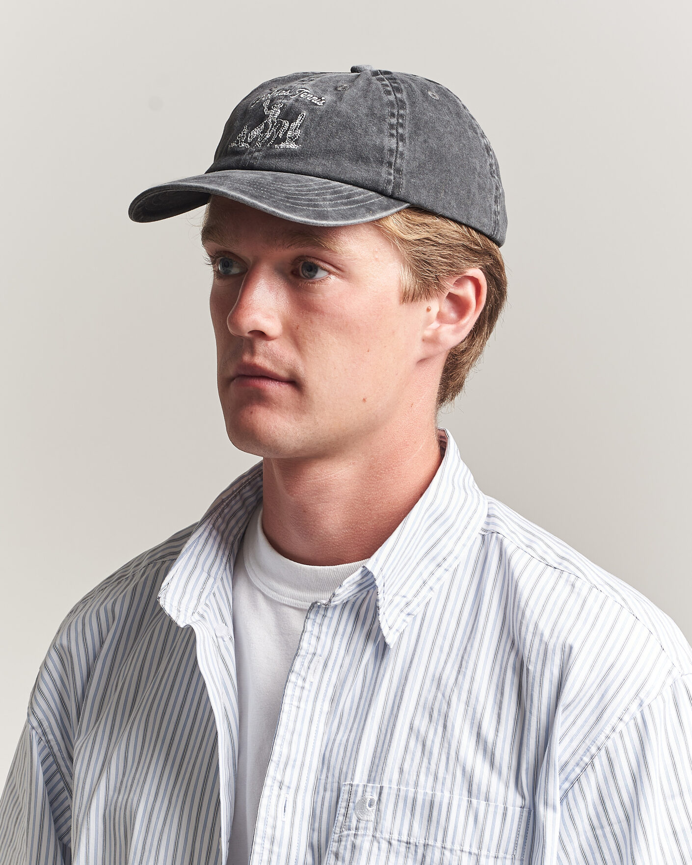 Hombres | Sombreros y gorras | Palmes | Western 6-Panel Cap Charcoal
