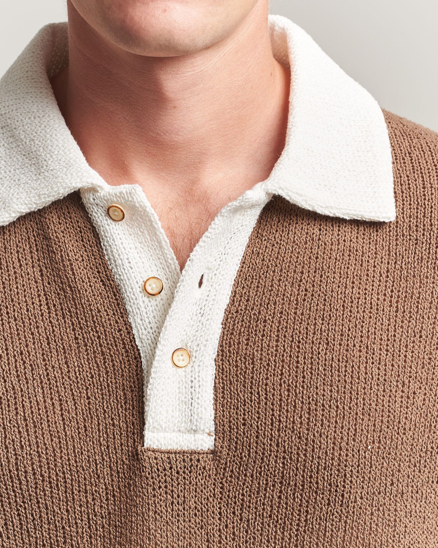 Hombres | Jerséis y prendas de punto | Palmes | Knitted Rugby Brown