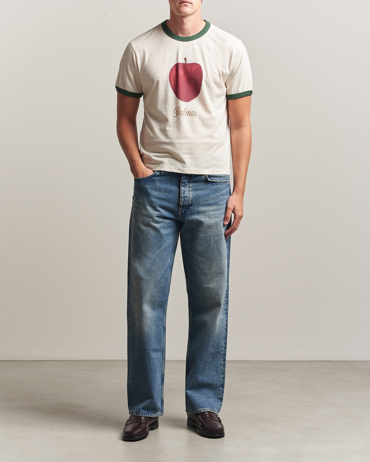 Hombres | Camisetas | Palmes | Apple Ringer T-Shirt Broken White