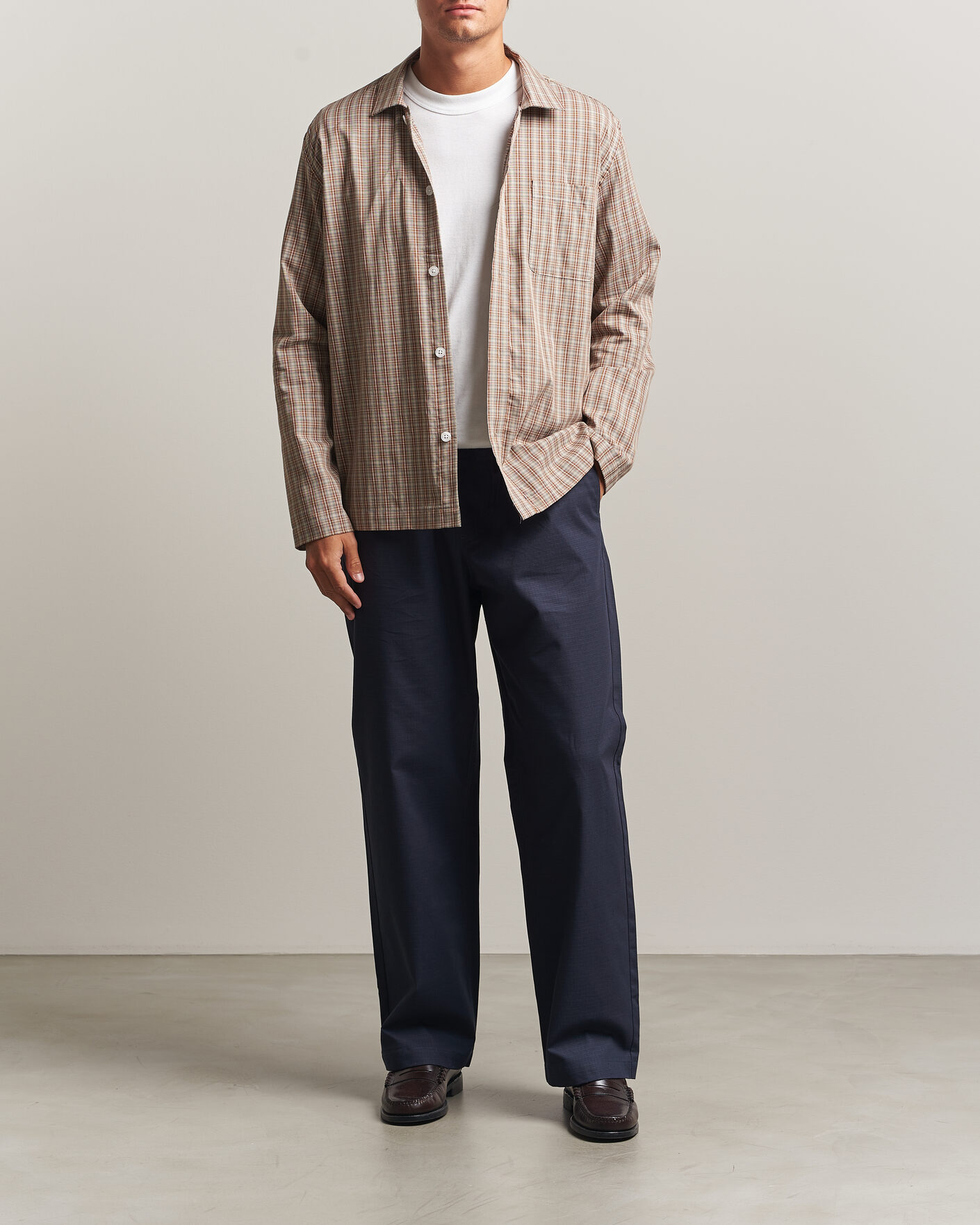 Hombres | Pantalones | Palmes | Lucien Ripstop Trousers Navy