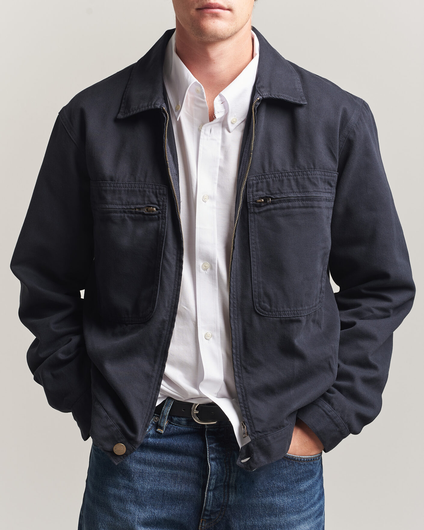 Hombres | Abrigos y chaquetas | Palmes | Worker Jacket Black