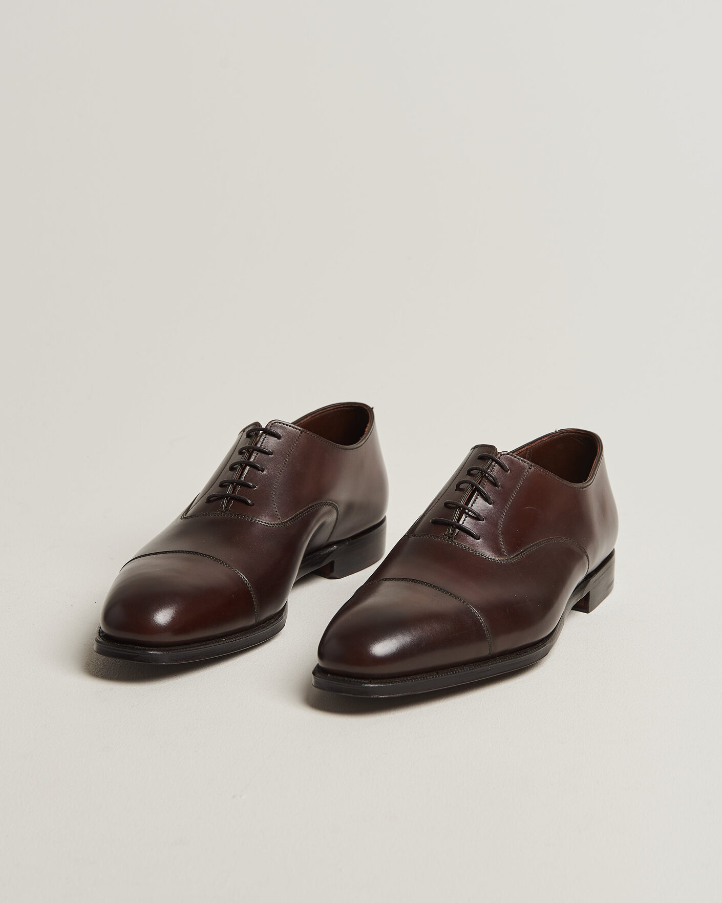 Hombres | Zapatos Oxford | Crockett & Jones | Audley Handgrade Oxford Dark Brown Antique Calf