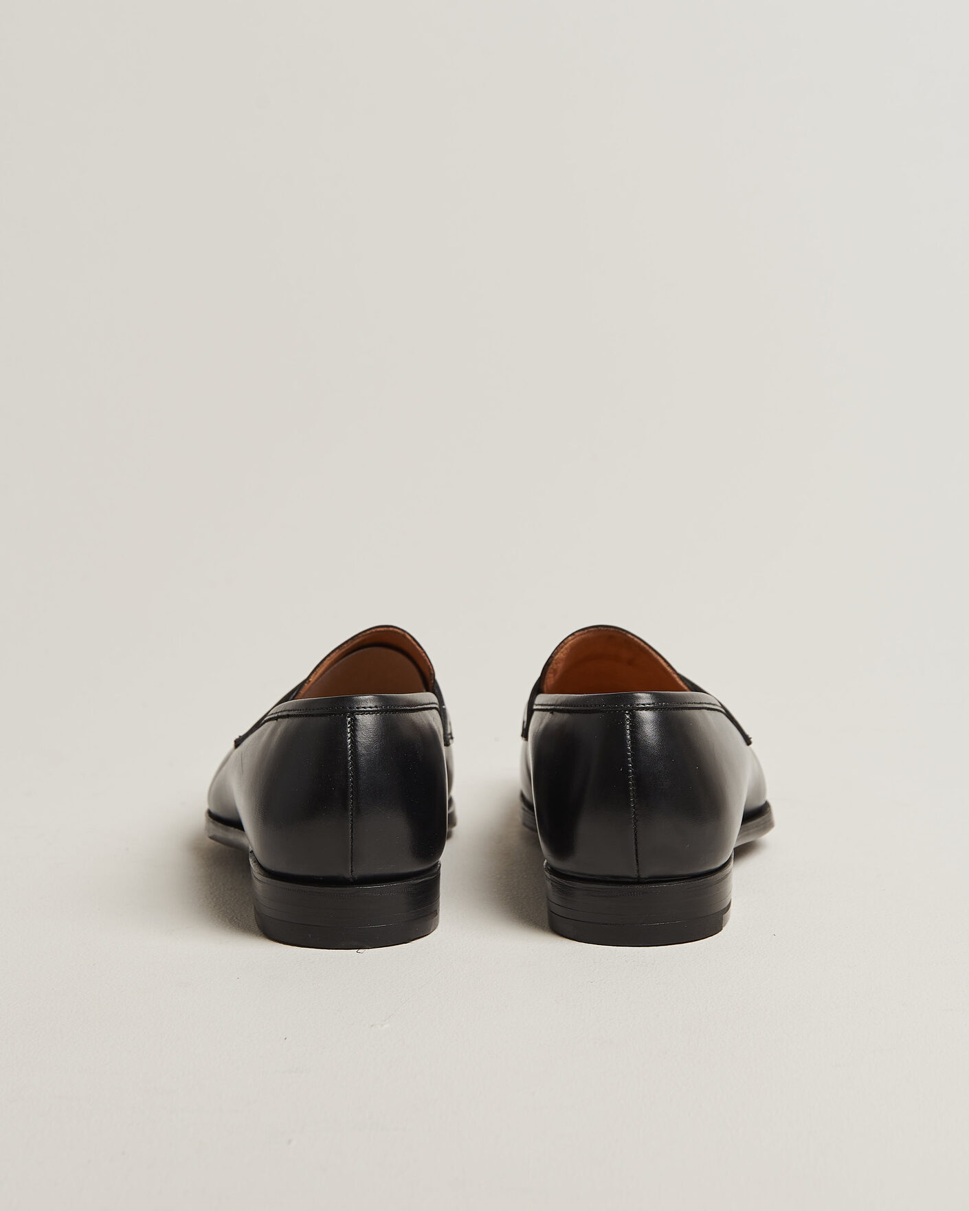 Hombres | Mocasines | Crockett & Jones | Crawford Handgrade Penny Loafer Black Calf