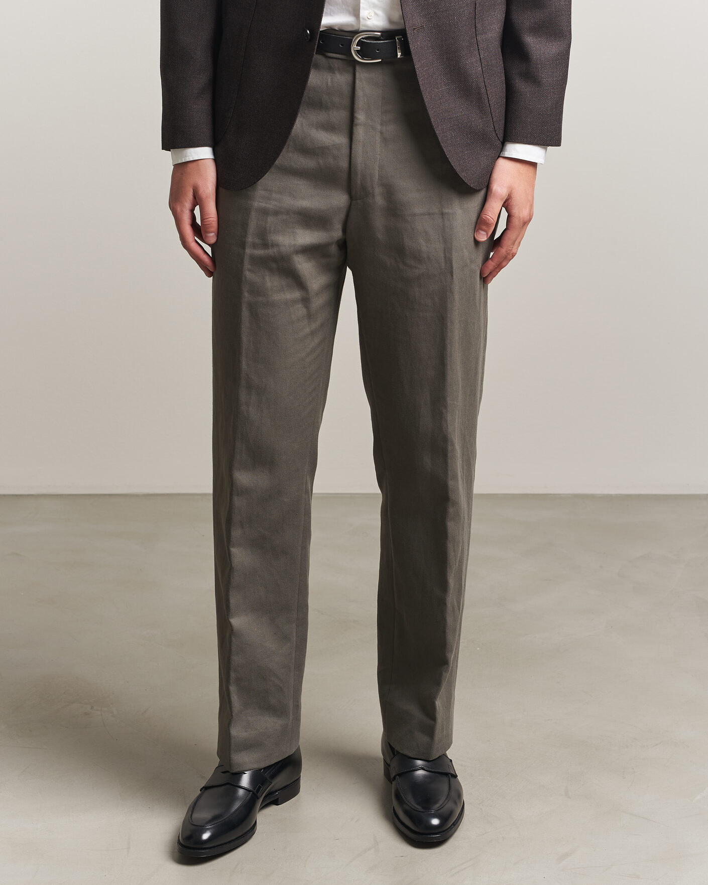 Hombres | Mocasines | Crockett & Jones | Crawford Handgrade Penny Loafer Black Calf