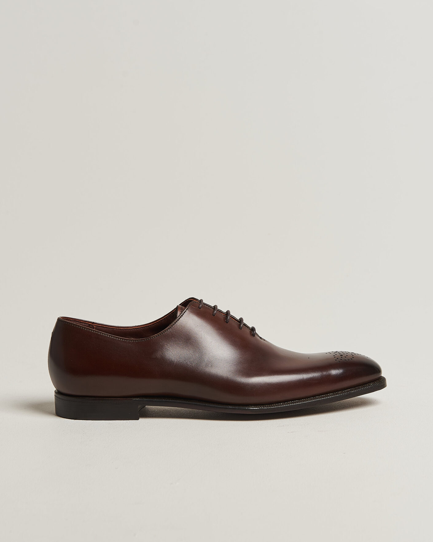 Hombres | Zapatos Oxford | Crockett & Jones | Weymouth 2 Handgrade Wholecut Dk Brown Antique Calf