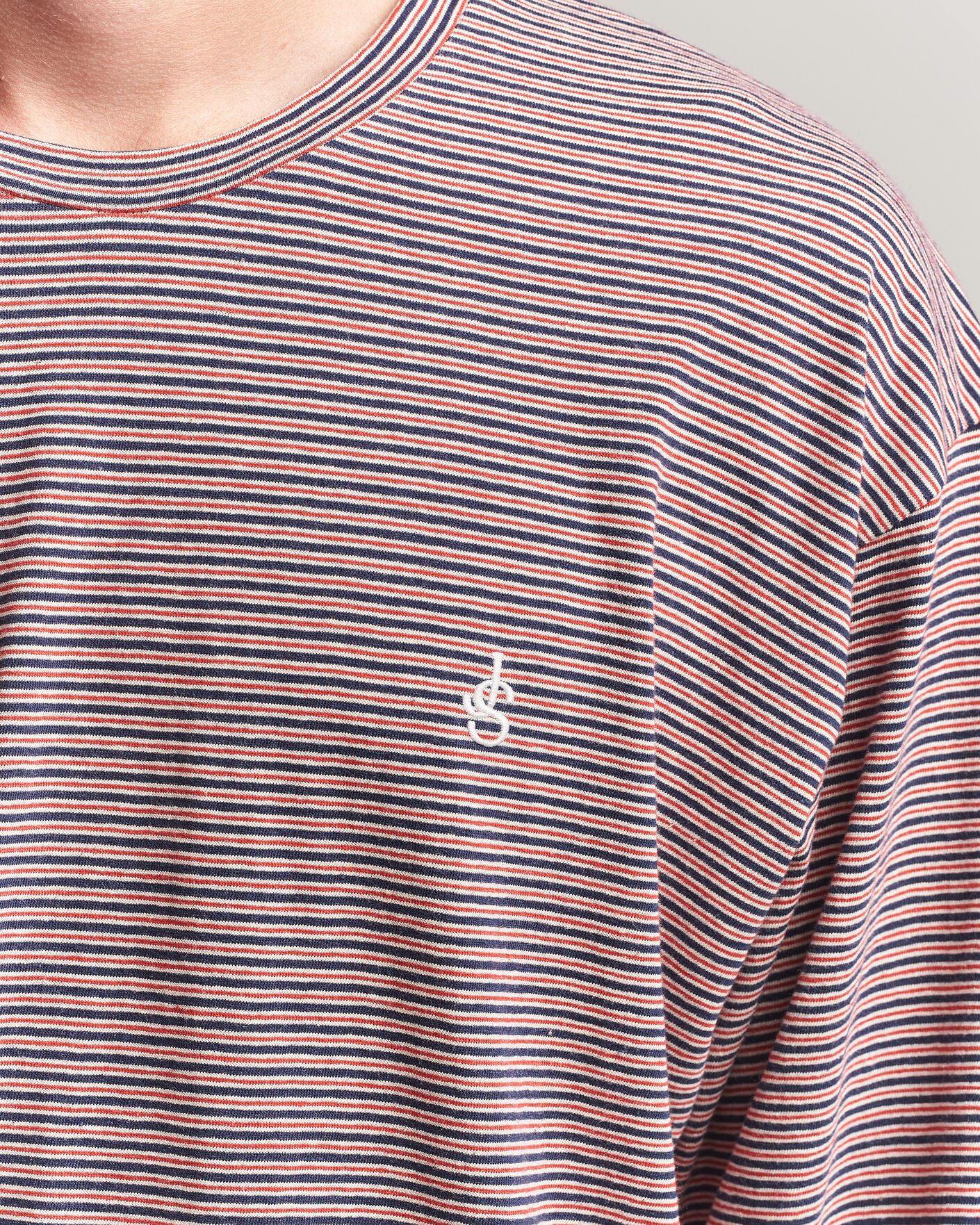 Hombres | Camisetas | Jil Sander | Long Sleeve Striped T-Shirt Red