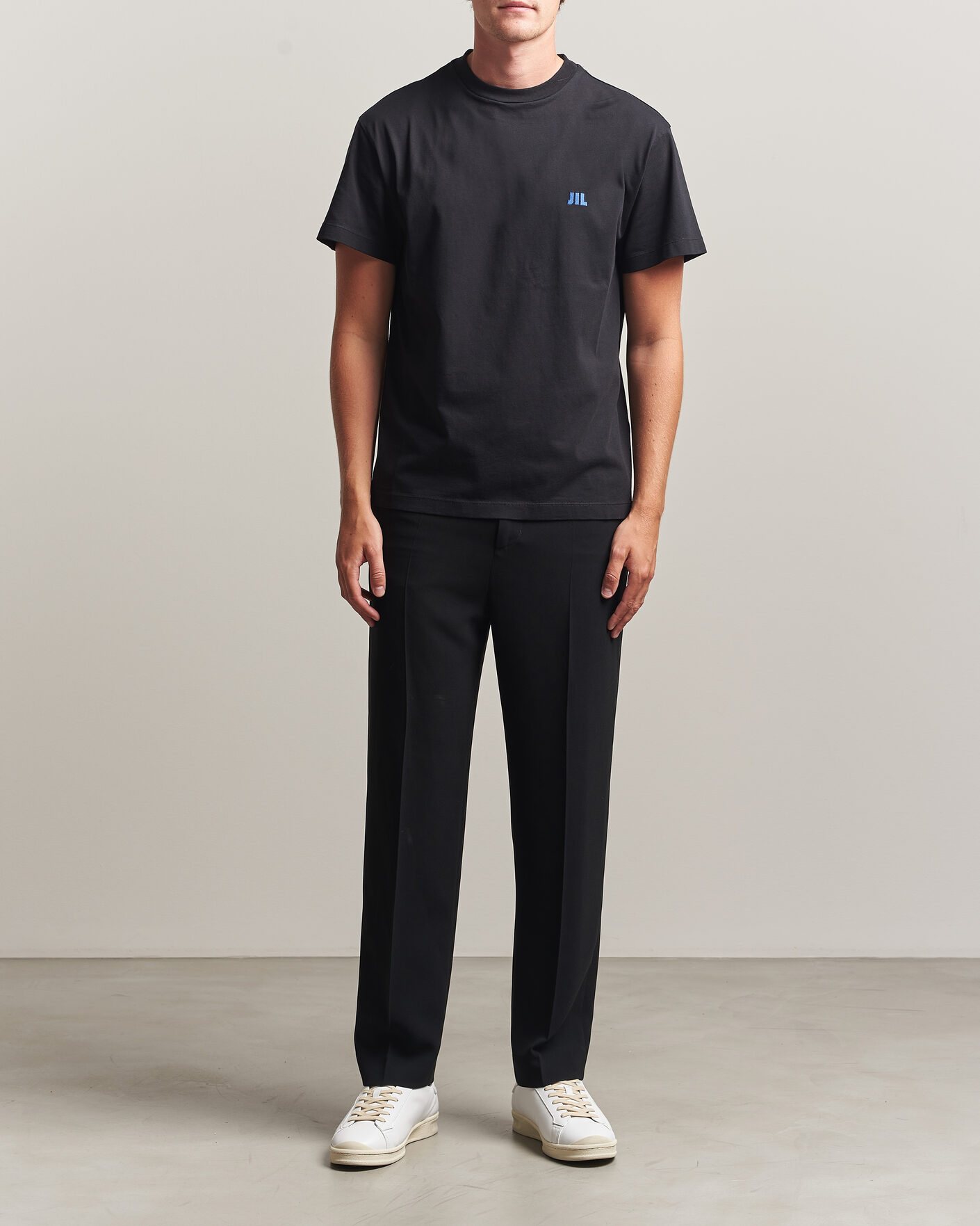 Hombres | Camisetas | Jil Sander | Short Sleeve Jil Logo T-Shirt Black