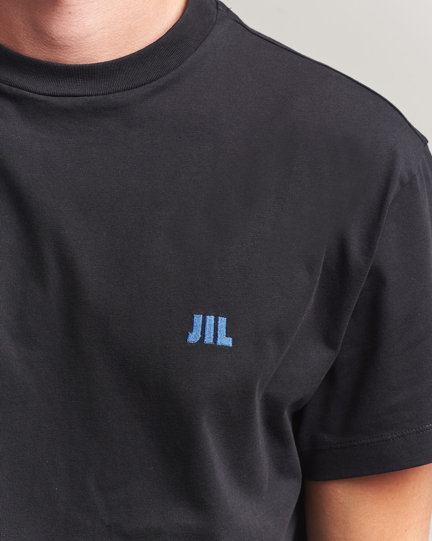 Hombres | Camisetas | Jil Sander | Short Sleeve Jil Logo T-Shirt Black