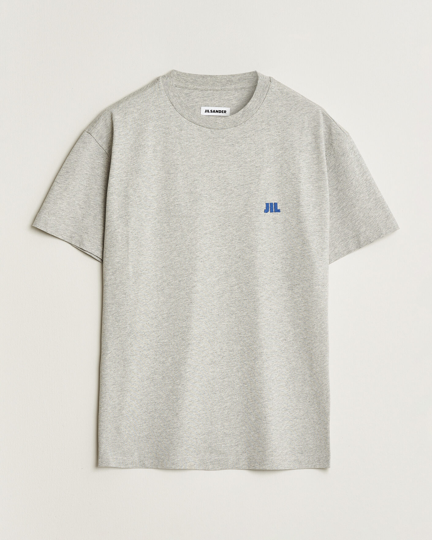 Hombres | Camisetas | Jil Sander | Short Sleeve Jil Logo T-Shirt Light Grey