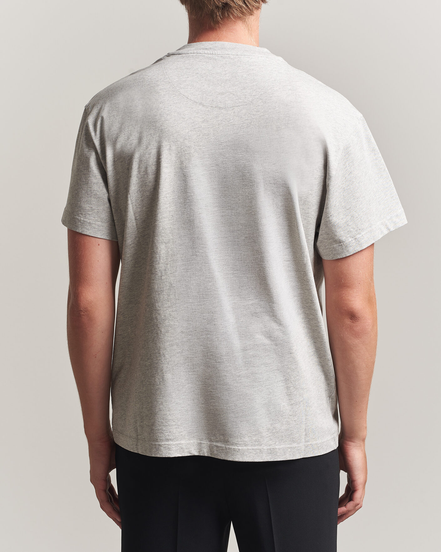 Hombres | Camisetas | Jil Sander | Short Sleeve Jil Logo T-Shirt Light Grey