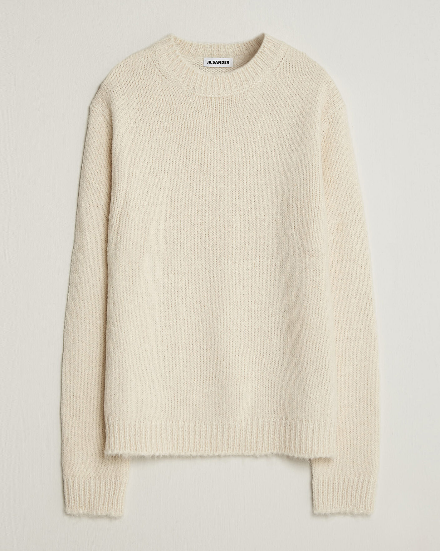 Hombres | Jerséis y prendas de punto | Jil Sander | Rib Knit Sweater Off White