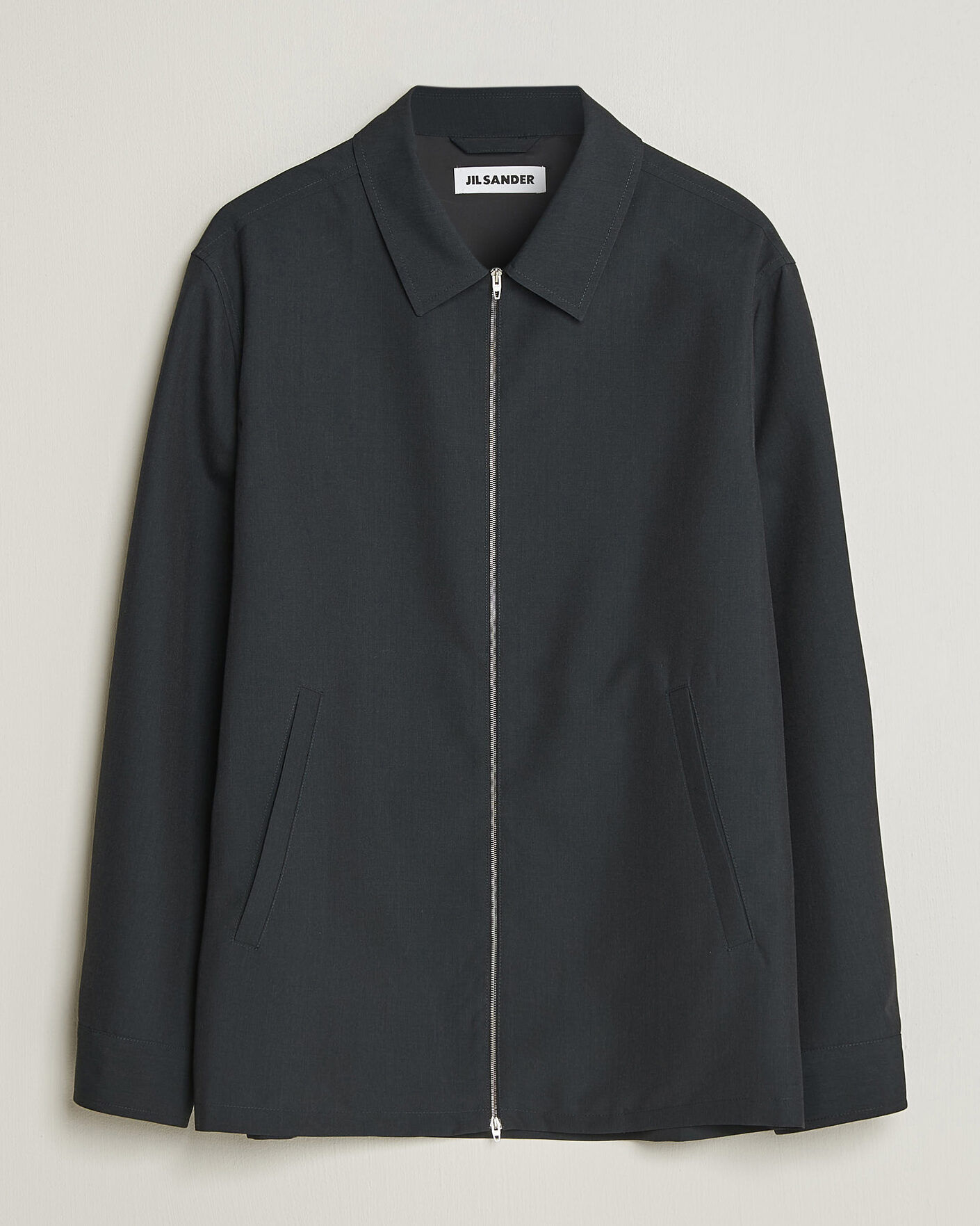 Hombres | Camisas | Jil Sander | Zip Shirt Jacket Charcoal