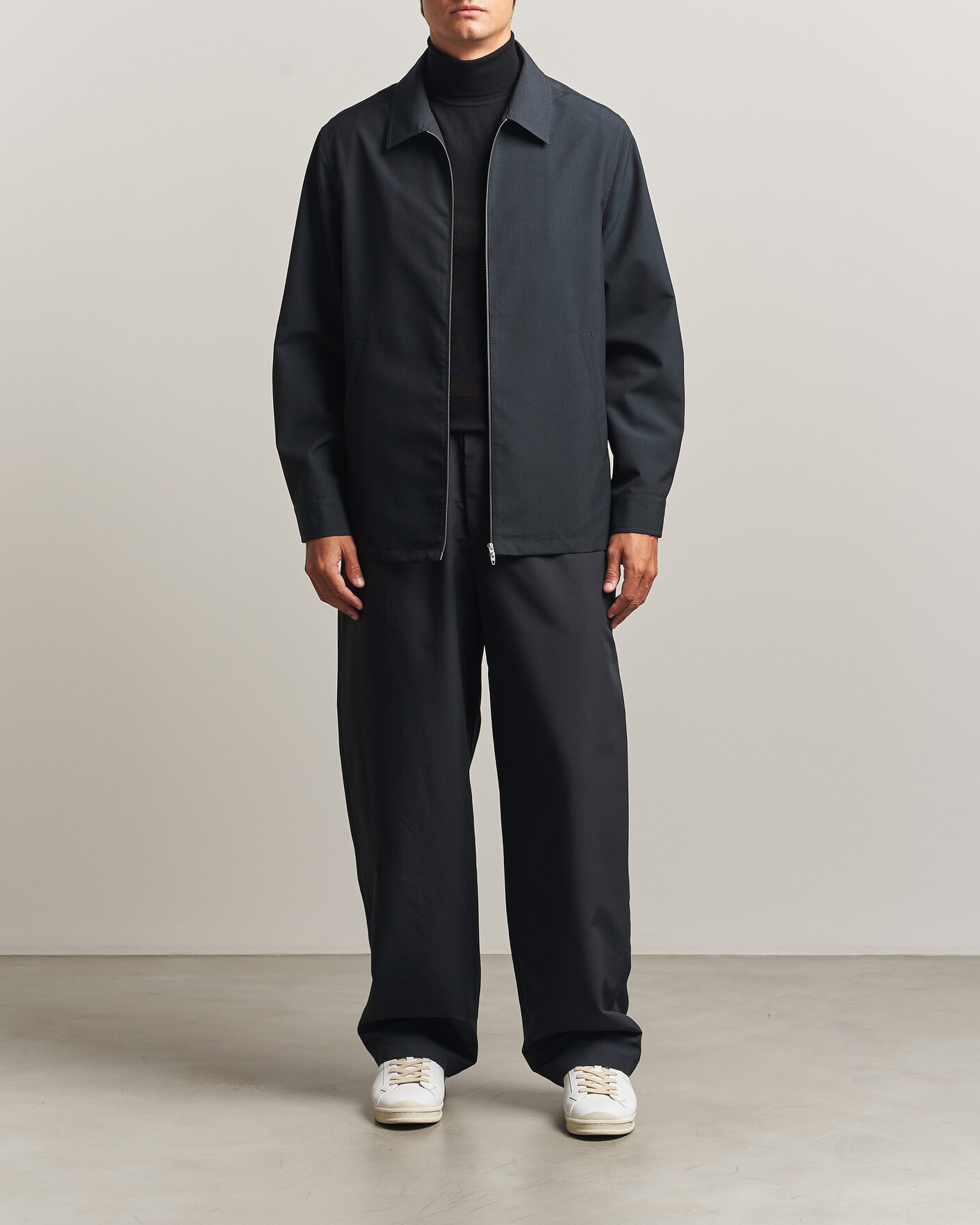 Hombres | Camisas | Jil Sander | Zip Shirt Jacket Charcoal