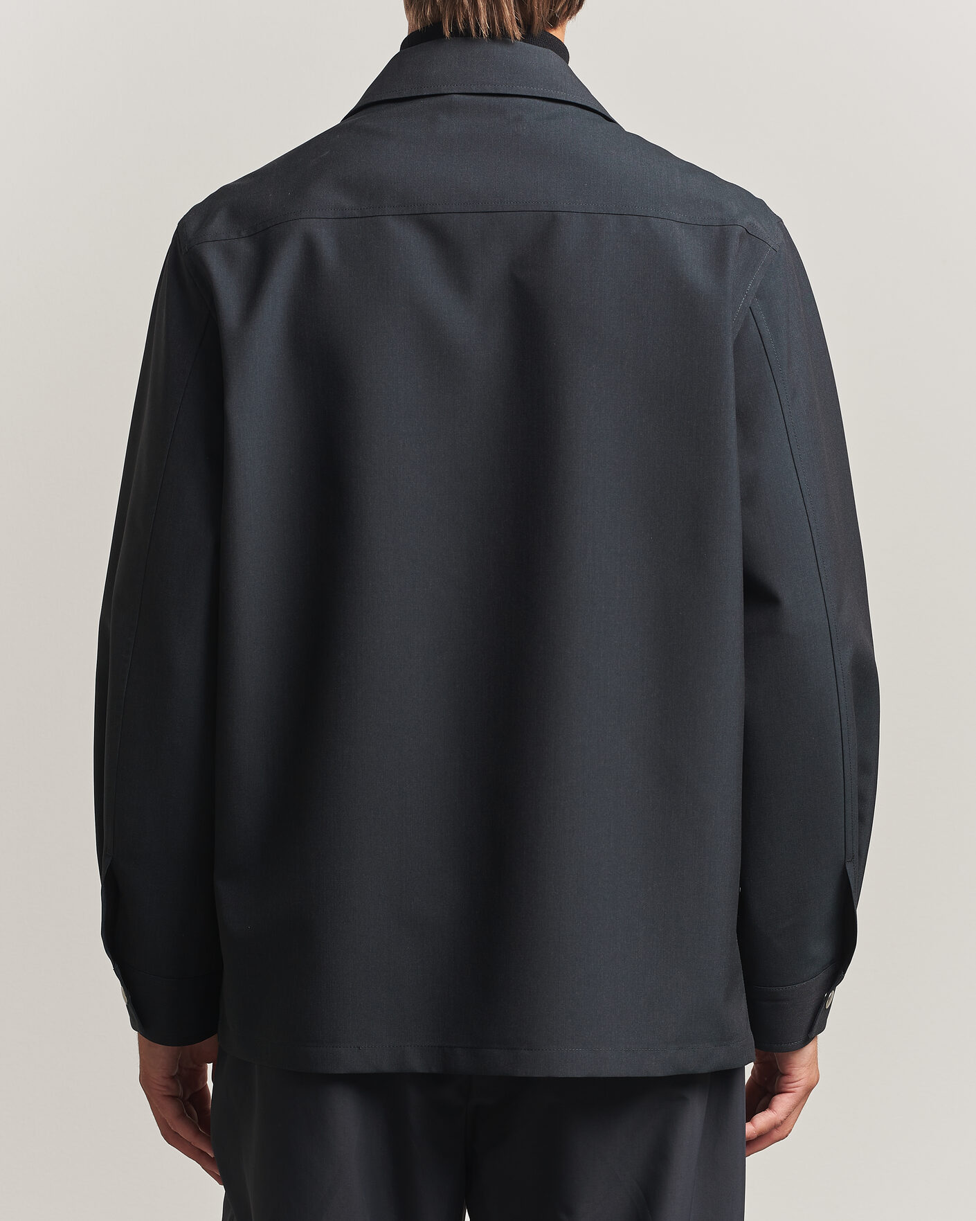 Hombres | Camisas | Jil Sander | Zip Shirt Jacket Charcoal