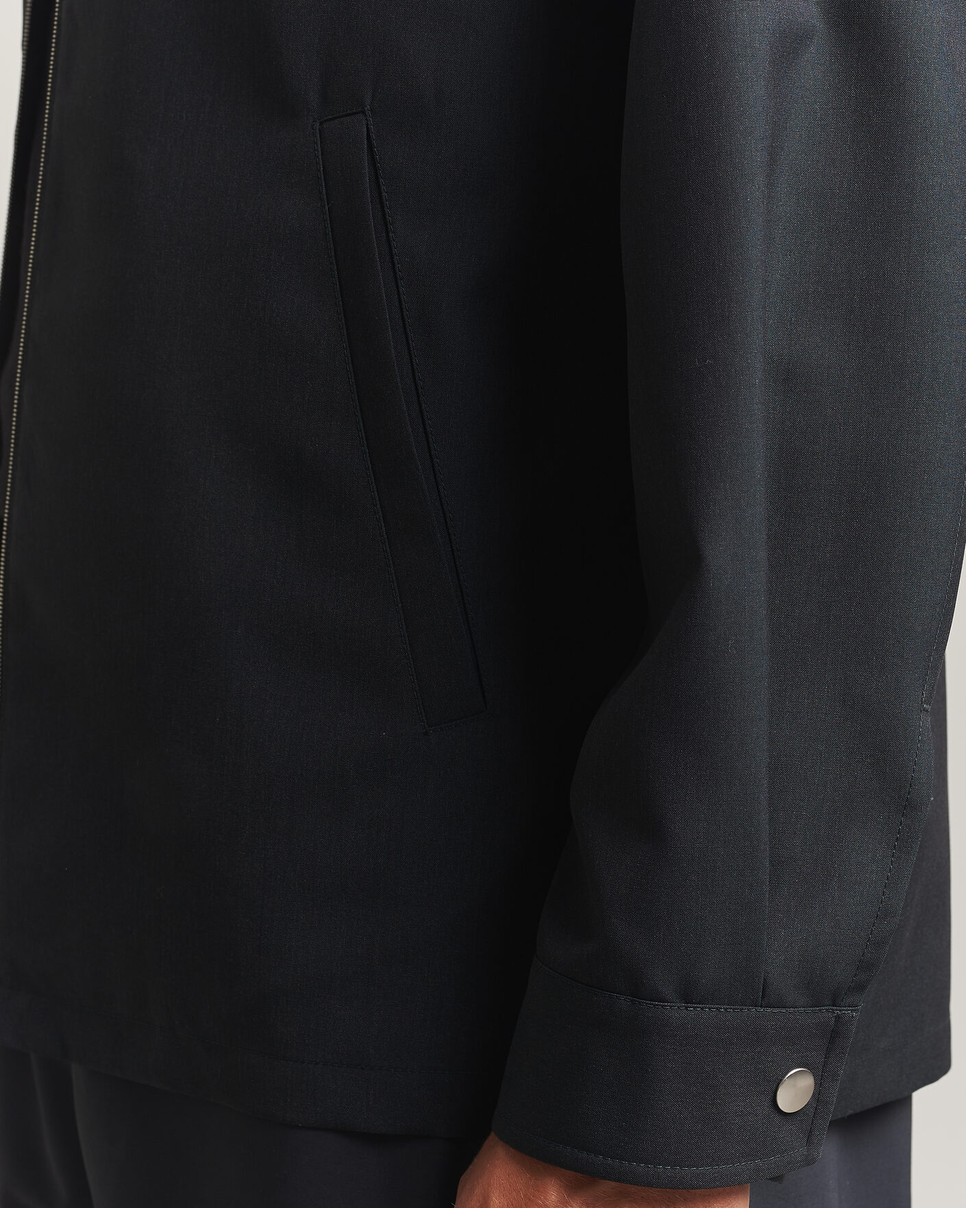 Hombres | Camisas | Jil Sander | Zip Shirt Jacket Charcoal