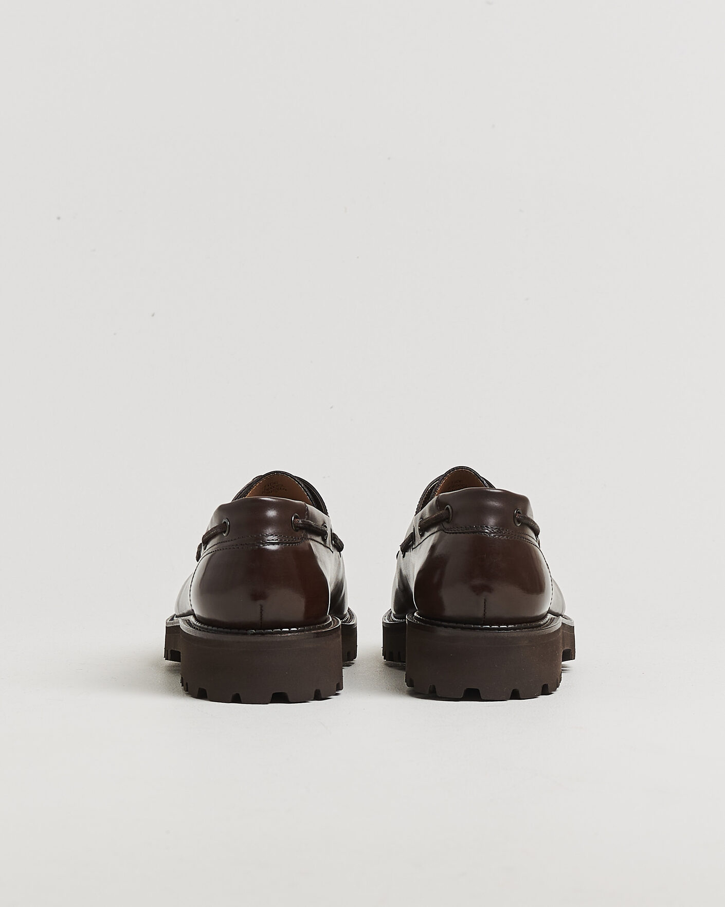 Hombres | Zapatos derby | John Lobb | Tide Moc Toe Derby Dark Brown Calf