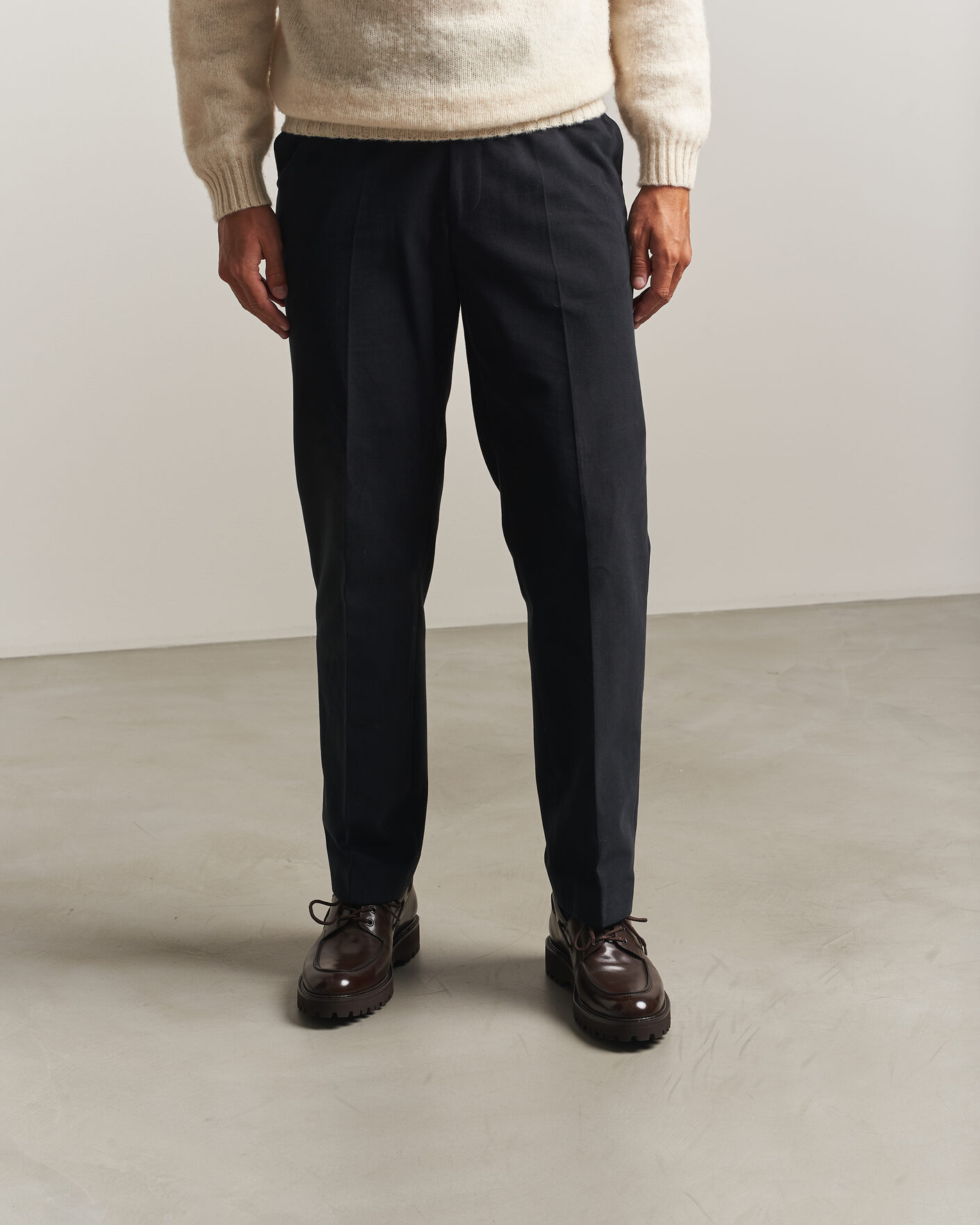 Hombres | Zapatos derby | John Lobb | Tide Moc Toe Derby Dark Brown Calf
