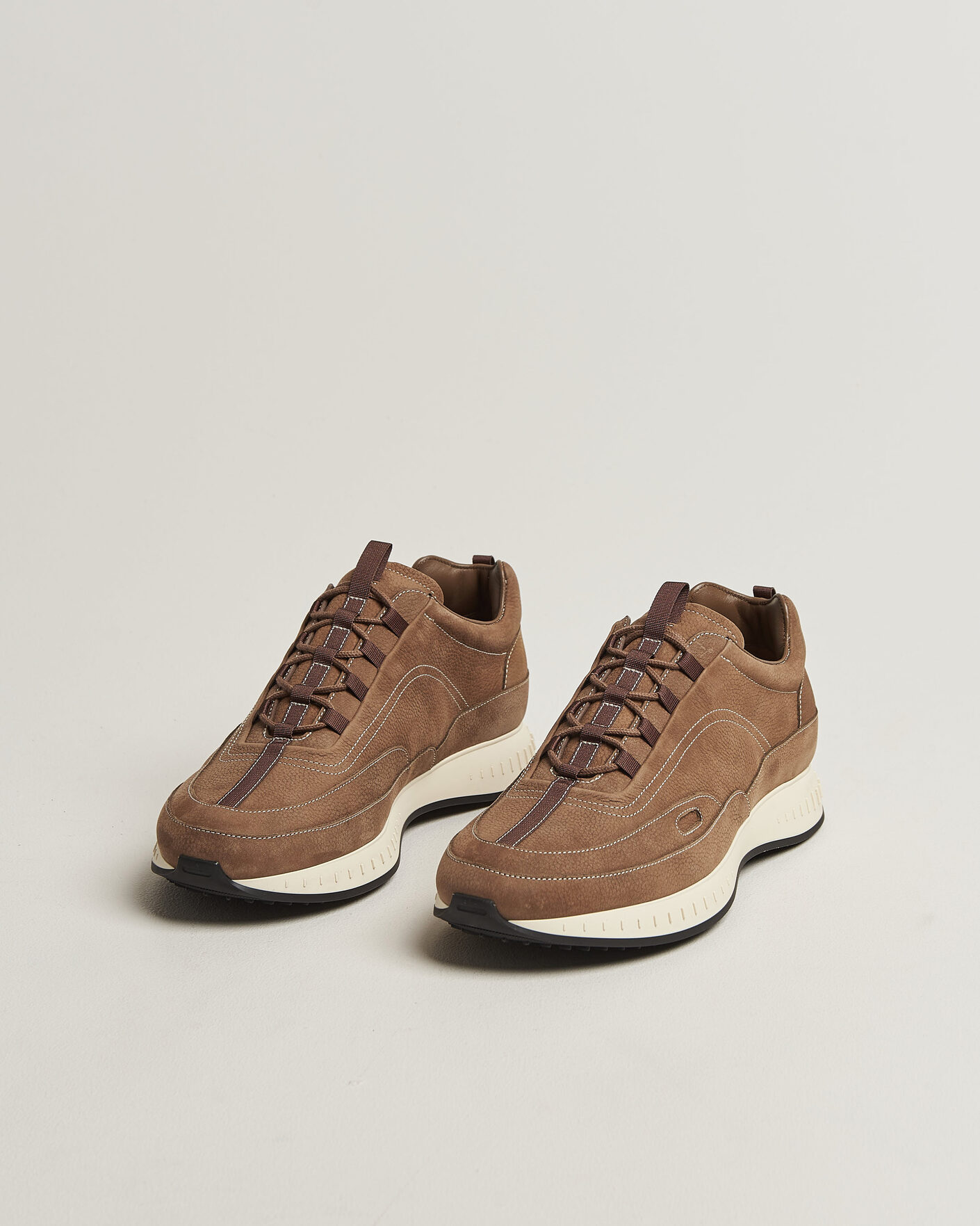 Hombres | Zapatillas | John Lobb | Stream Running Sneakers Moka Nubuck