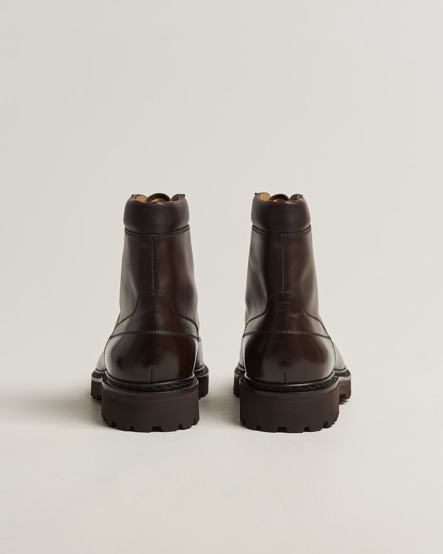 Hombres | Botas | John Lobb | Sommet Lace Up Boots Dark Brown Calf