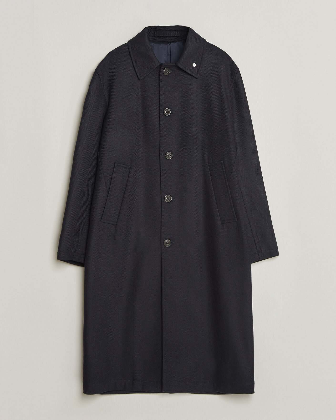 Hombres | Abrigos y chaquetas | L.B.M. 1911 | Wool/Cashmere Raglan Coat Navy