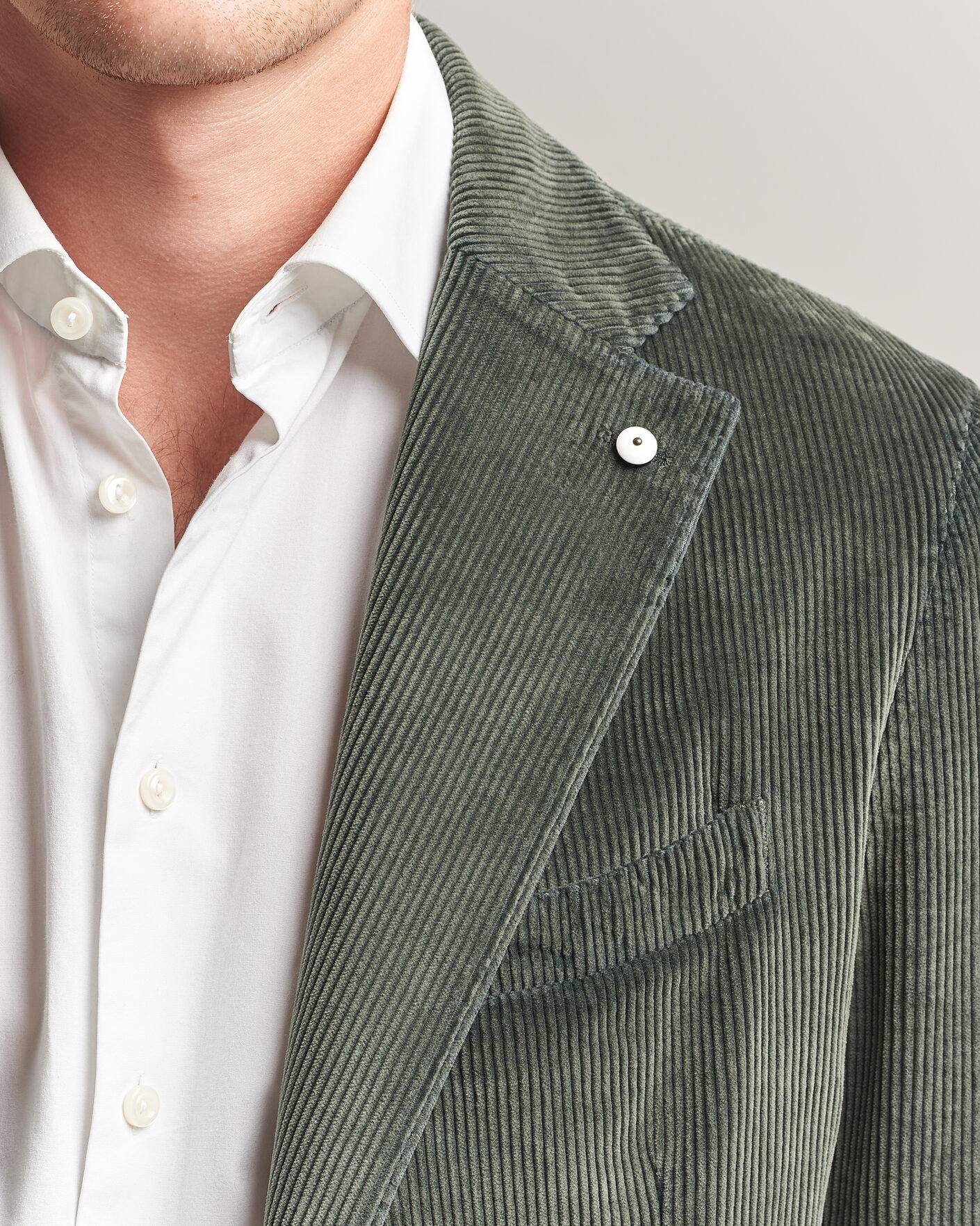 Hombres | Blazers | L.B.M. 1911 | Jack Corduroy Blazer Soft Green