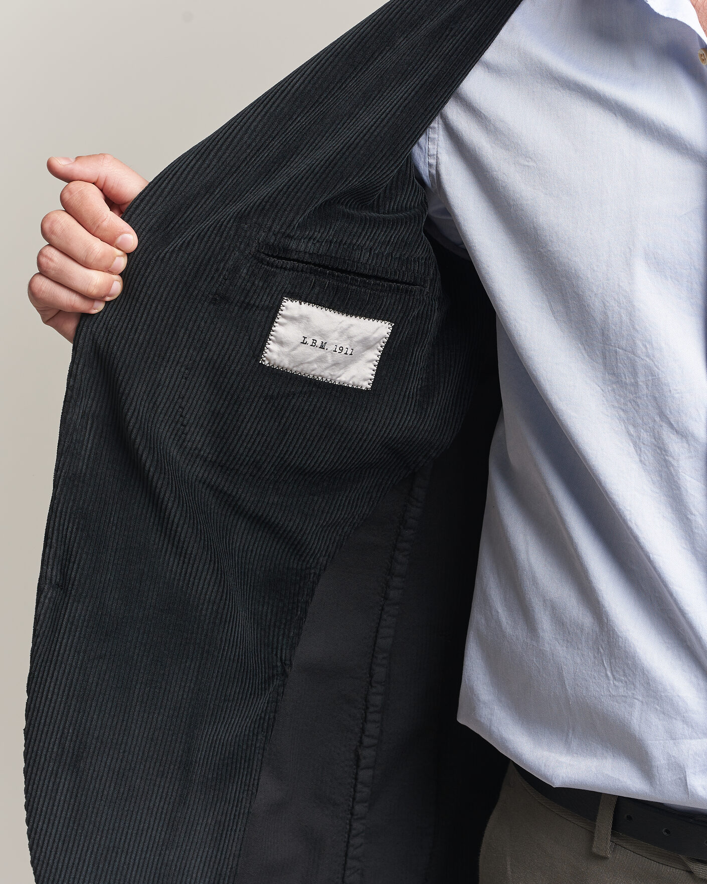 Hombres | Blazers | L.B.M. 1911 | Jack Corduroy Blazer Black