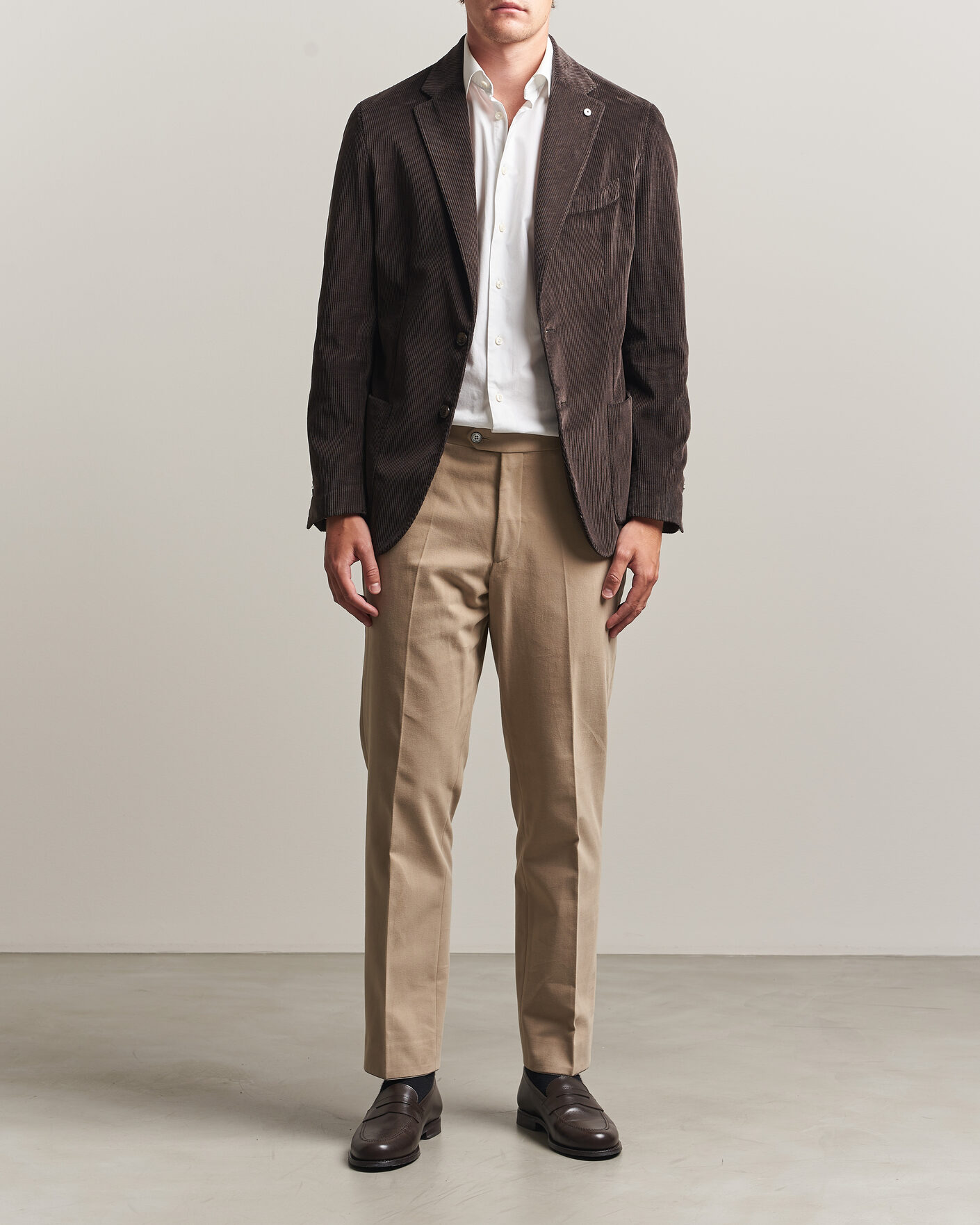 Hombres | Blazers | L.B.M. 1911 | Jack Corduroy Blazer Brown