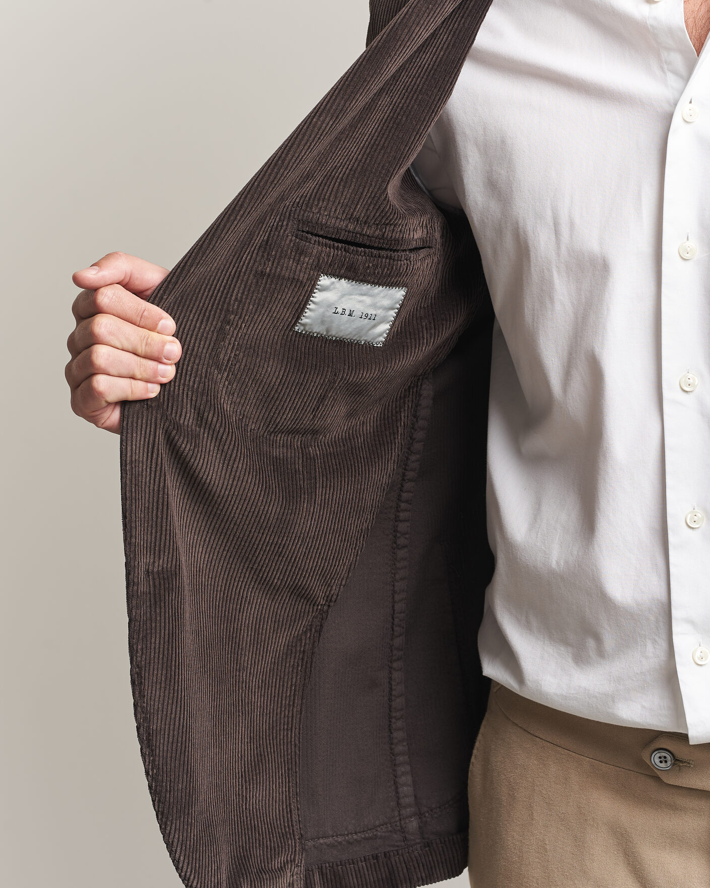 Hombres | Blazers | L.B.M. 1911 | Jack Corduroy Blazer Brown