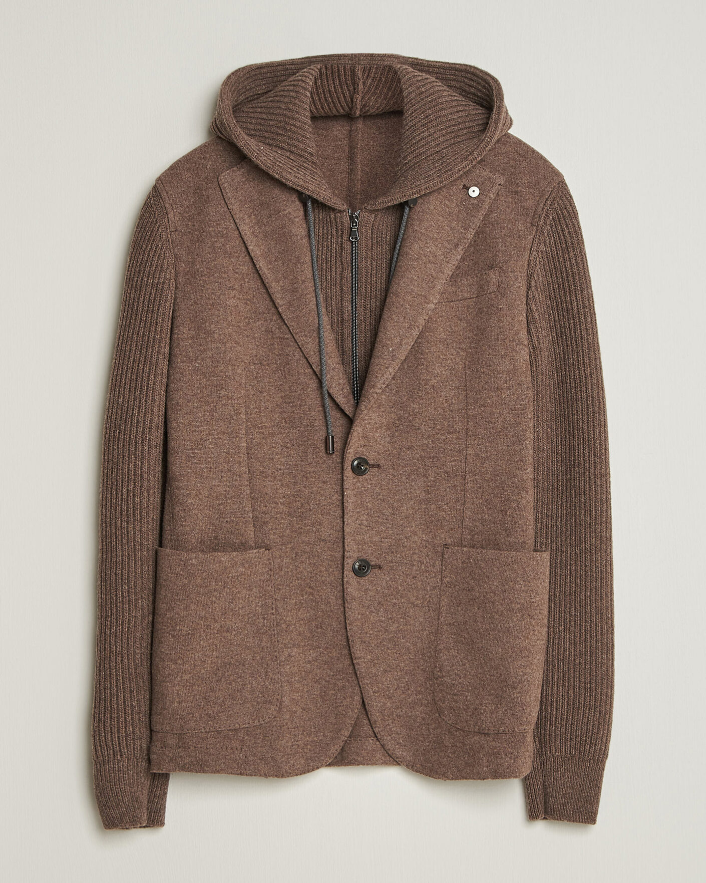 Hombres | Blazers | L.B.M. 1911 | Ivan Hybrid Wool Blazer Brown