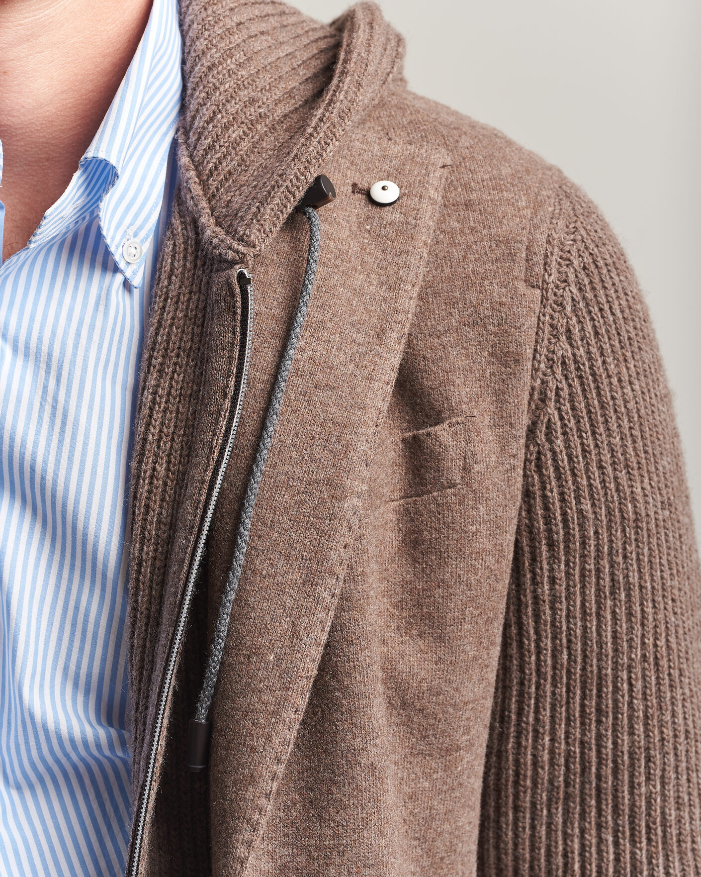 Hombres | Blazers | L.B.M. 1911 | Ivan Hybrid Wool Blazer Brown
