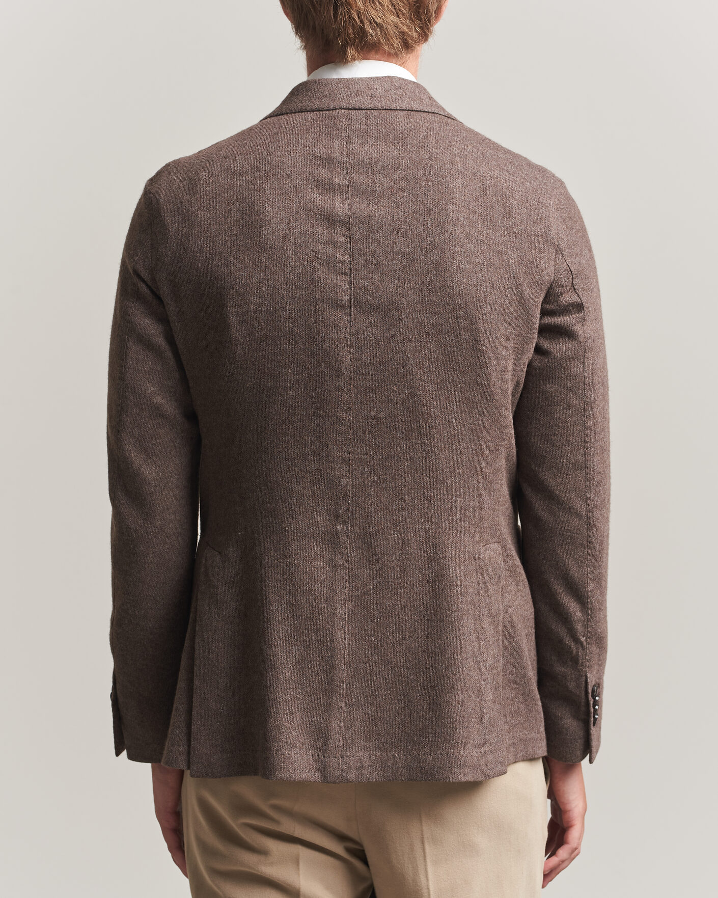 Hombres | Blazers | L.B.M. 1911 | Jack Knitted Cashmere Mix Blazer Brown