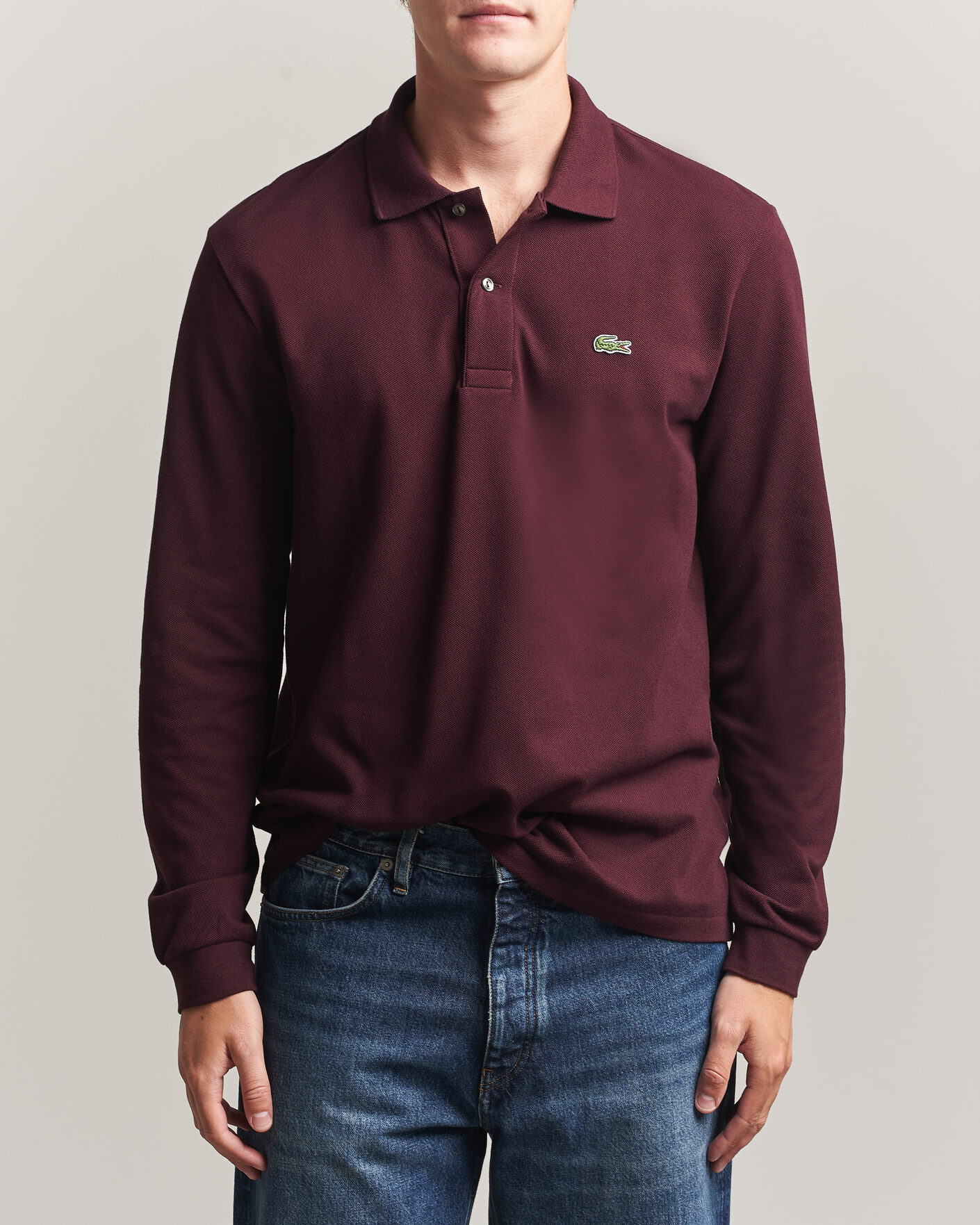 Hombres | Polos | Lacoste | Original Long Sleeve Polo Piké Oxalis