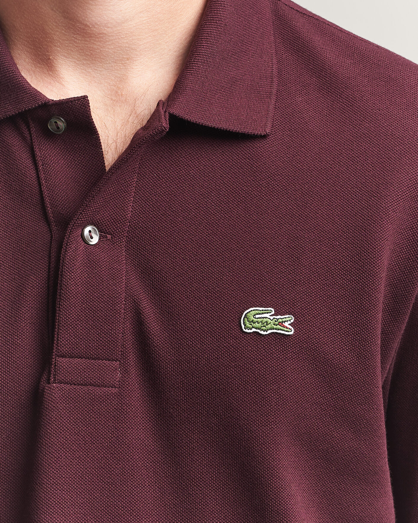 Hombres | Polos | Lacoste | Original Long Sleeve Polo Piké Oxalis