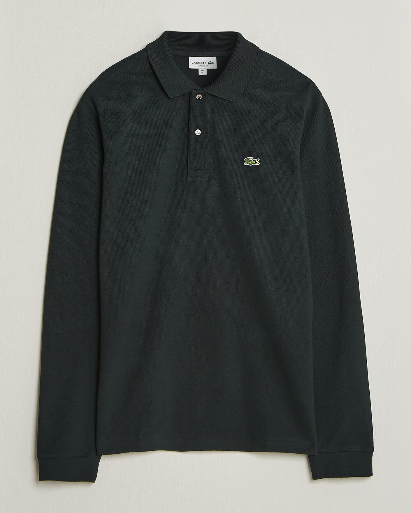 Hombres | Polos | Lacoste | Original Long Sleeve Polo Piké Dark Varech