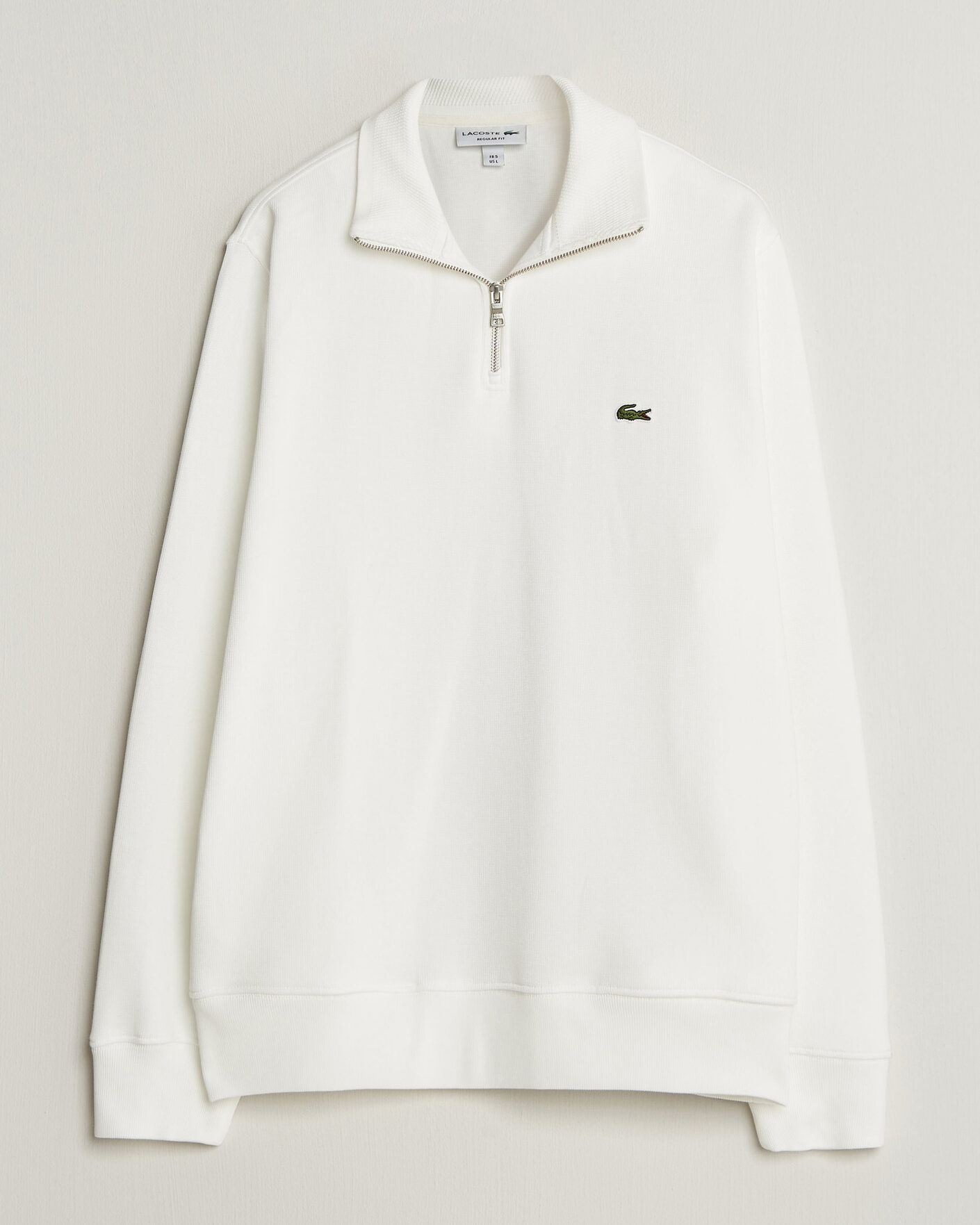 Hombres | Jerséis y prendas de punto | Lacoste | Rib Interlock Half Zip Flour