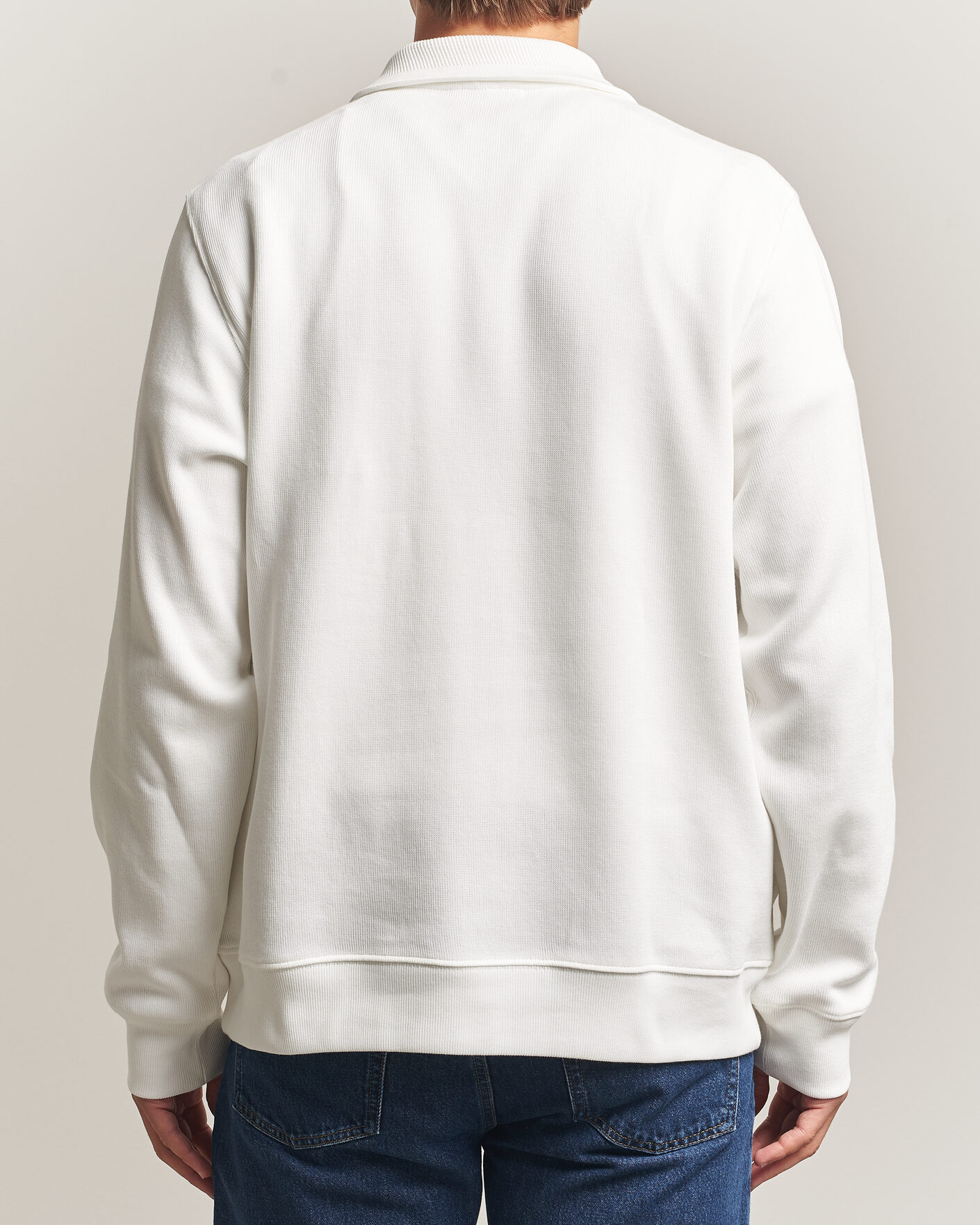 Hombres | Jerséis y prendas de punto | Lacoste | Rib Interlock Half Zip Flour