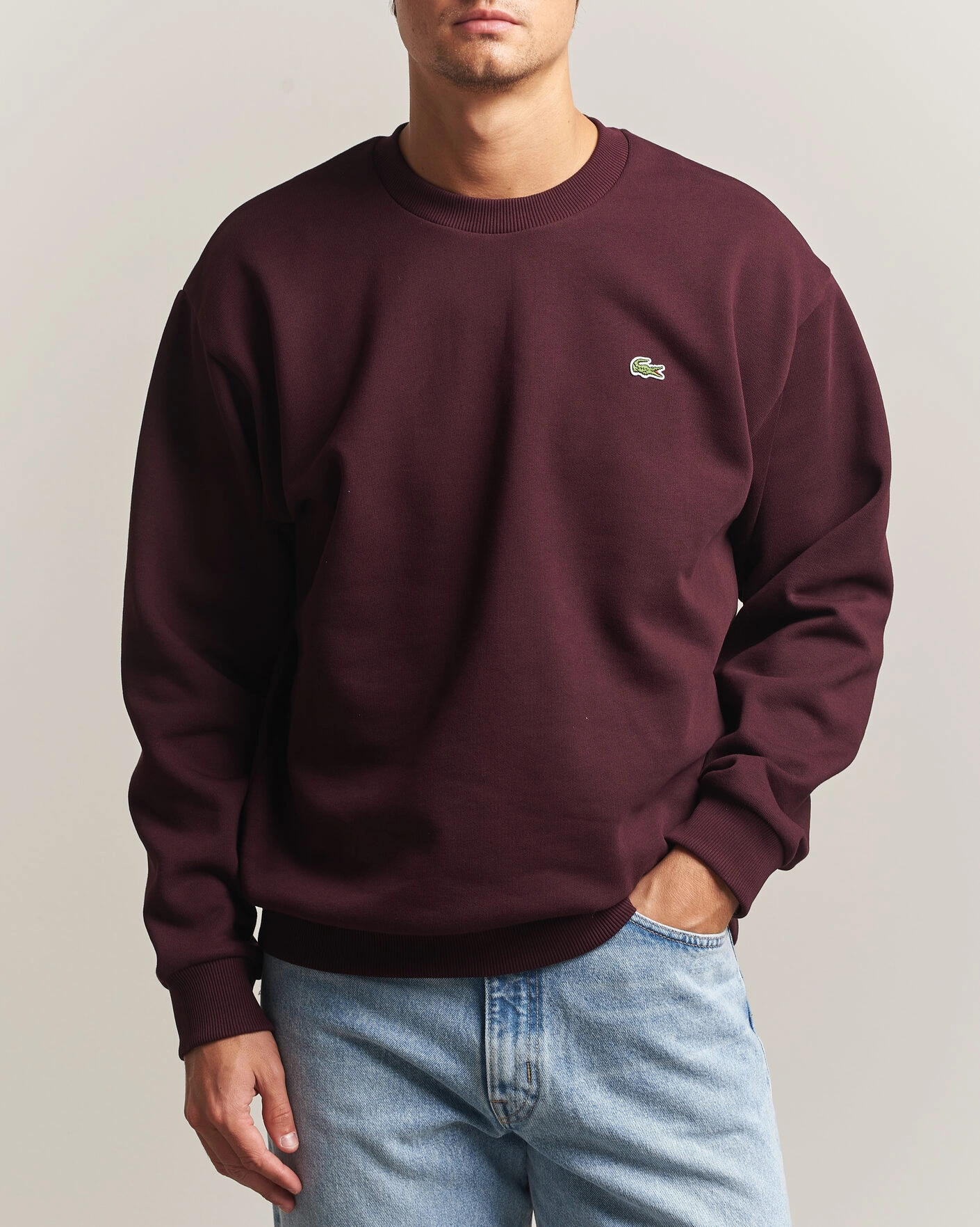 Hombres | Jerséis y prendas de punto | Lacoste | Crew Neck Sweatshirt Oxalis