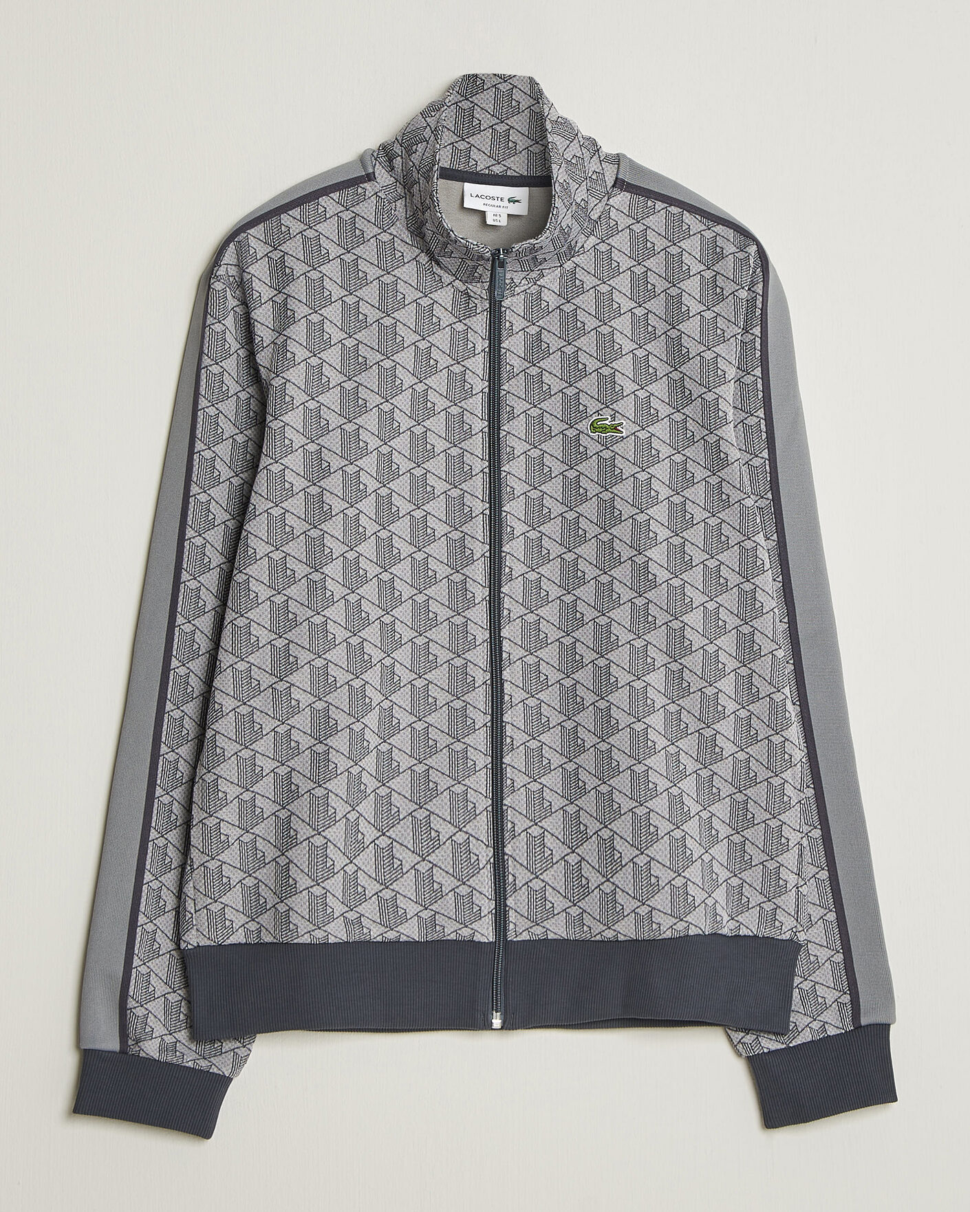 Hombres | Jerséis y prendas de punto | Lacoste | Monogram Track Jacket Calluna/Graphite