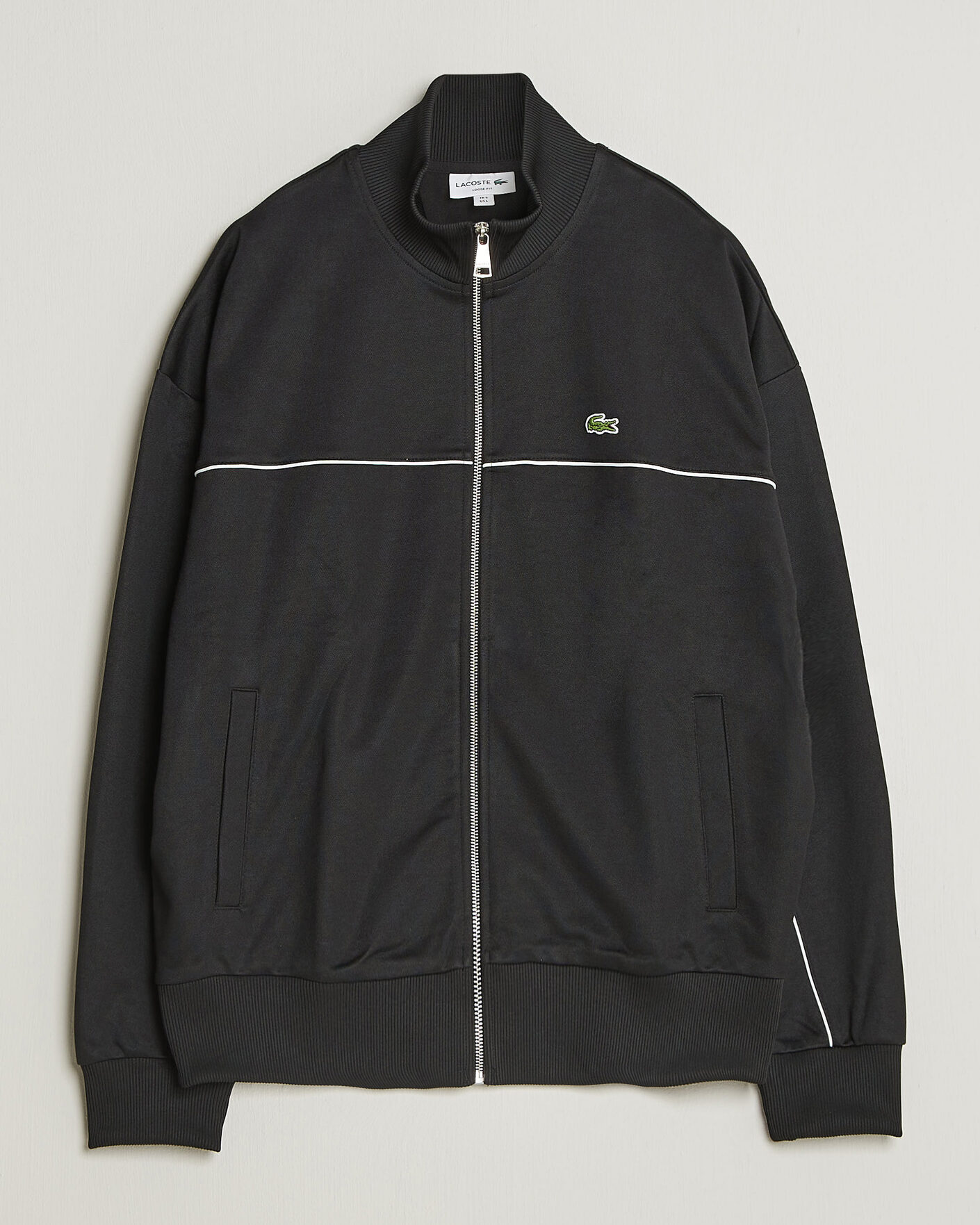 Hombres | Jerséis y prendas de punto | Lacoste | Piqué Track Jacket Black