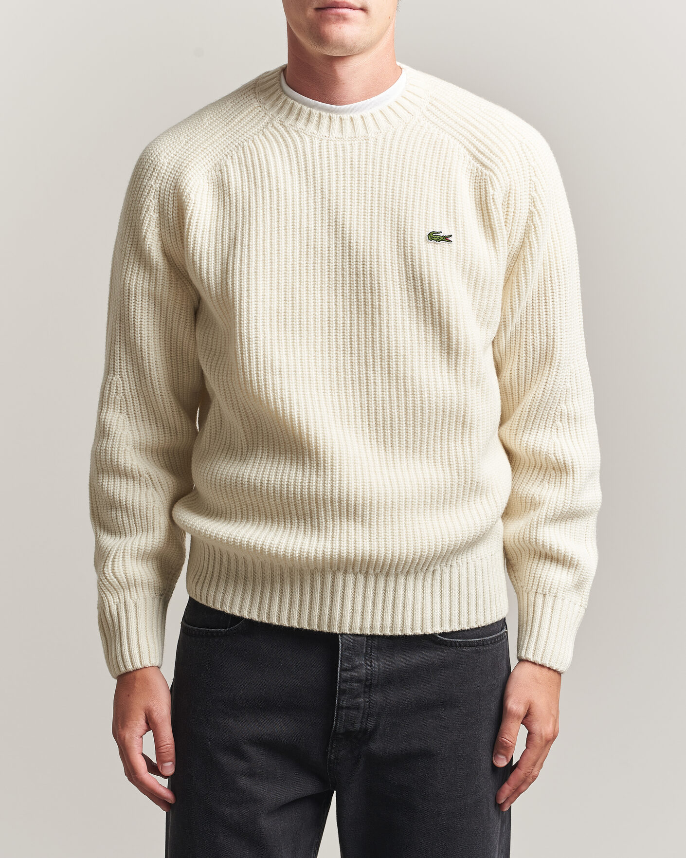 Hombres | Jerséis y prendas de punto | Lacoste | Heavy Wool Knitted Sweater Lapland