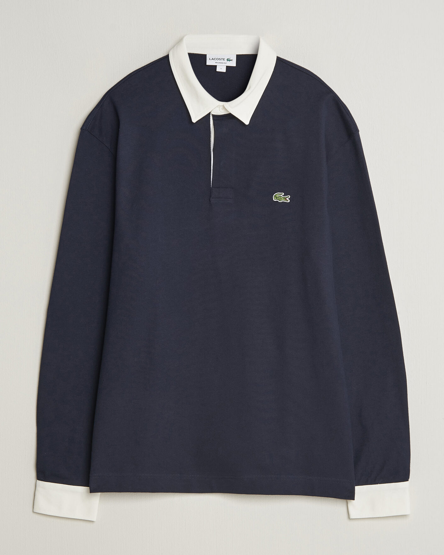 Hombres | Jerséis y prendas de punto | Lacoste | Heavy Cotton Rugger Dark Navy