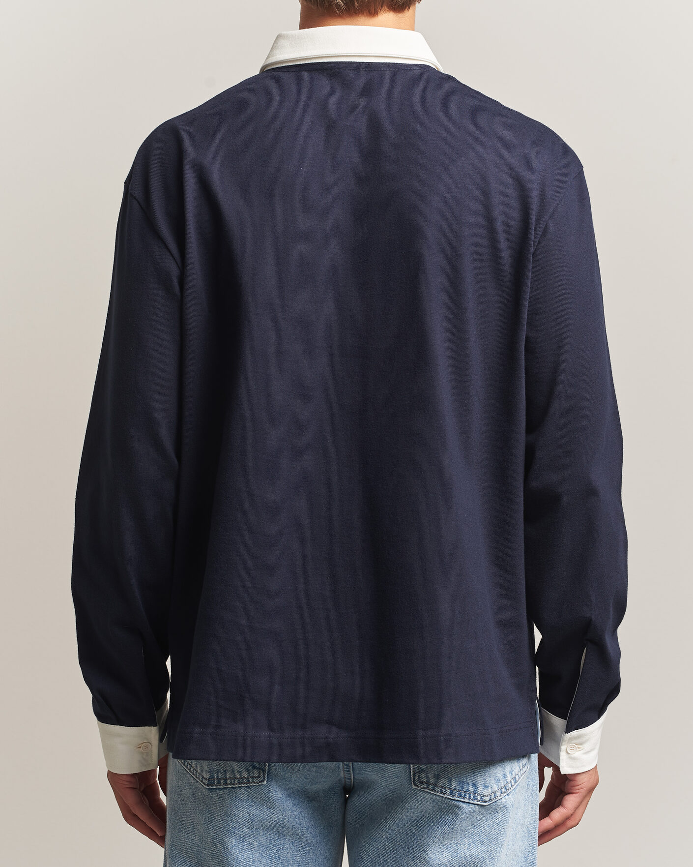 Hombres | Jerséis y prendas de punto | Lacoste | Heavy Cotton Rugger Dark Navy
