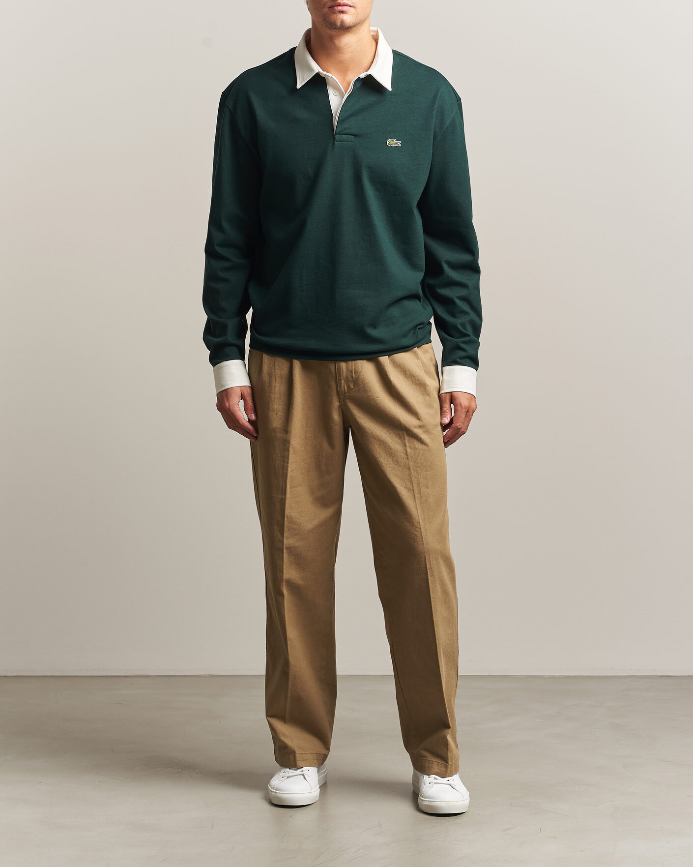 Hombres | Jerséis y prendas de punto | Lacoste | Heavy Cotton Rugger Sinople