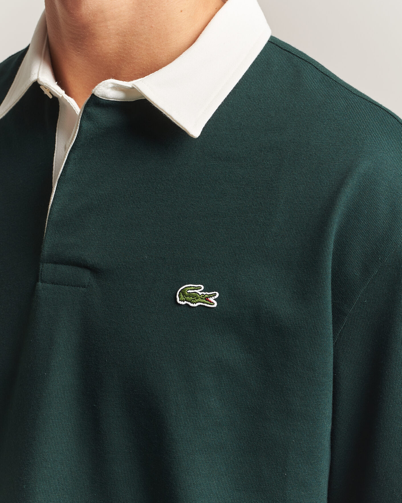 Hombres | Jerséis y prendas de punto | Lacoste | Heavy Cotton Rugger Sinople
