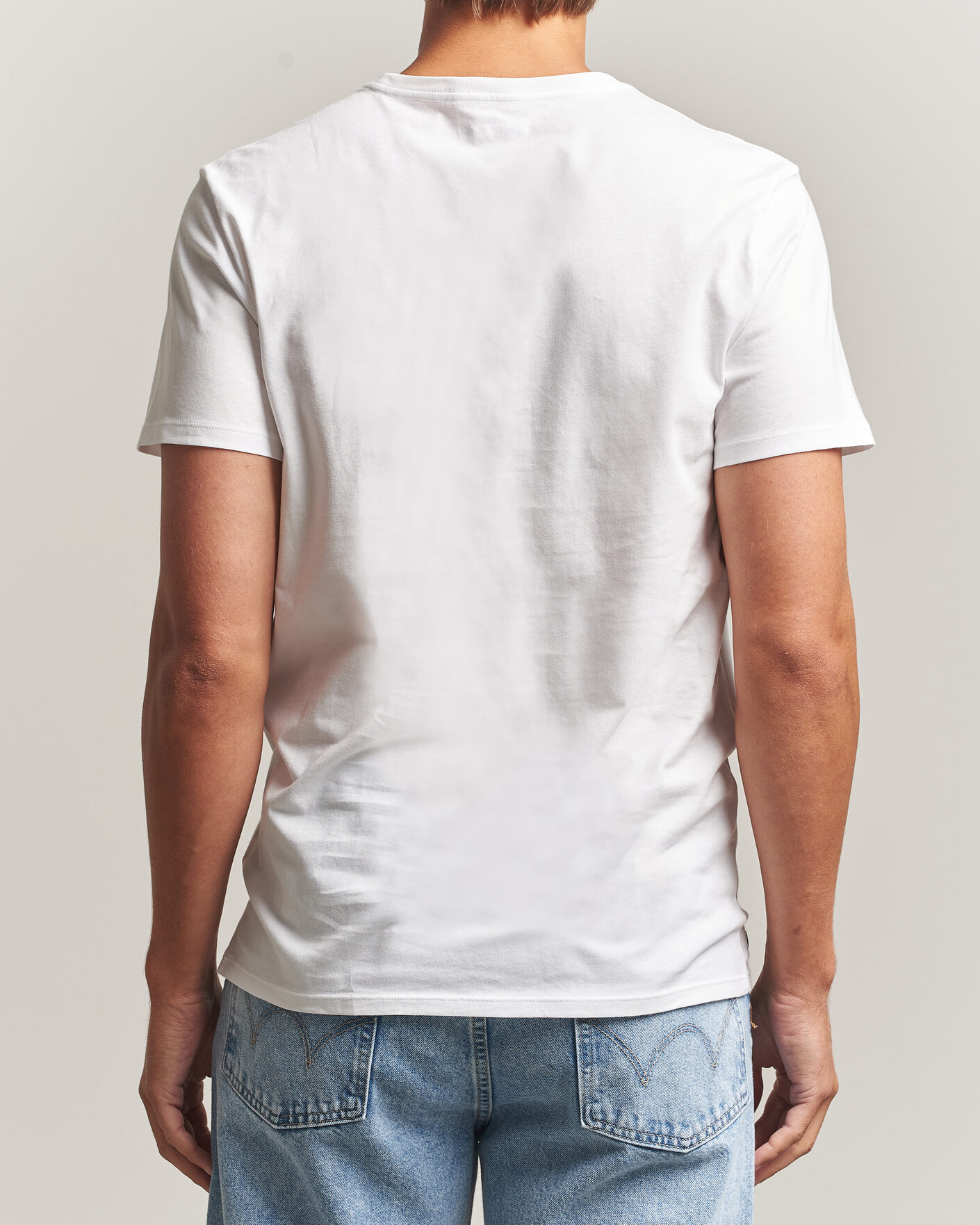 Hombres | Camisetas | Lacoste | 3-Pack Crew Neck T-Shirt White