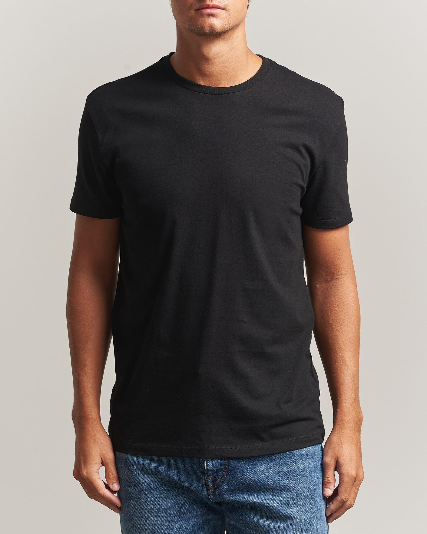 Hombres | Camisetas | Lacoste | 3-Pack Crew Neck T-Shirt Black