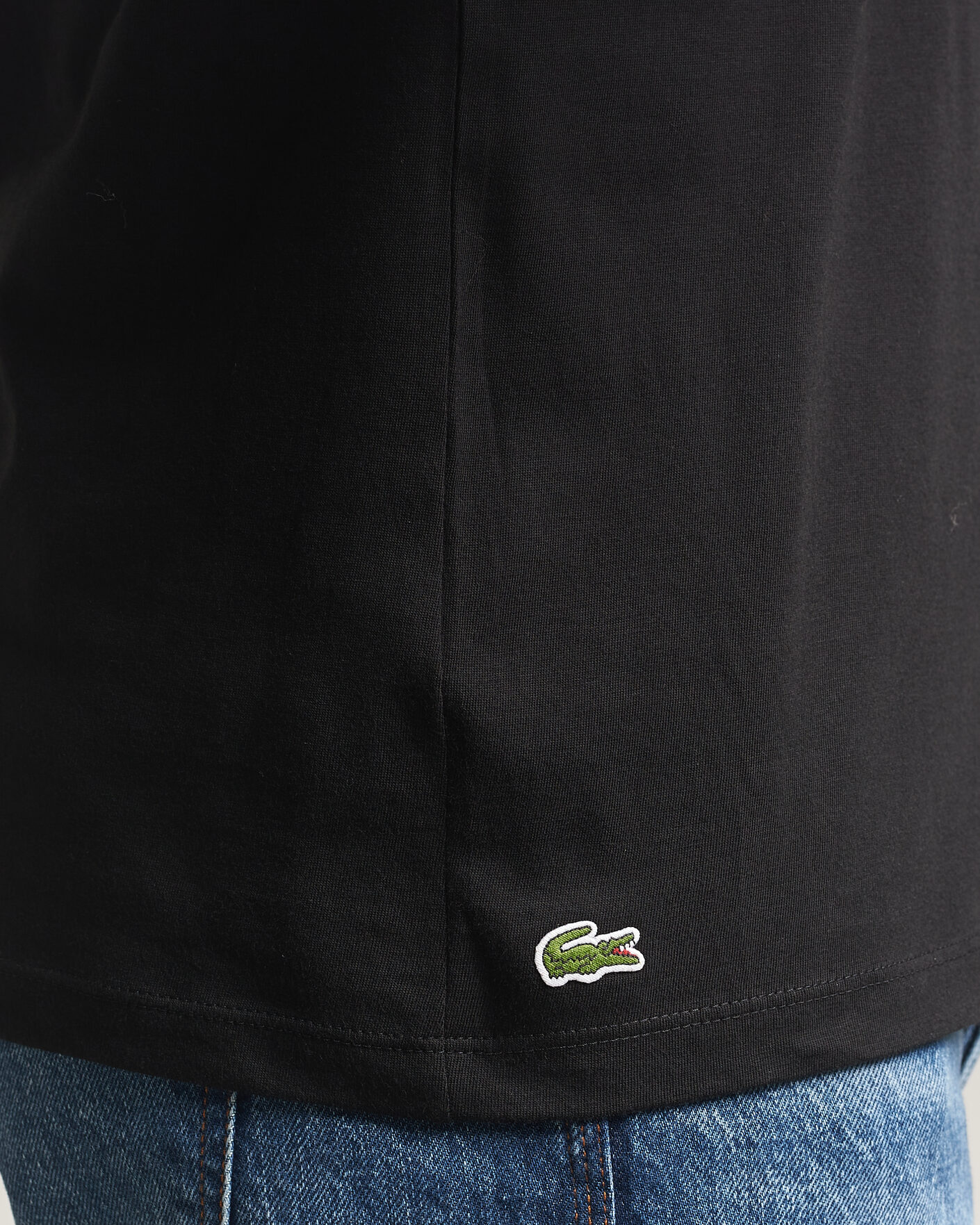 Hombres | Camisetas | Lacoste | 3-Pack Crew Neck T-Shirt Black