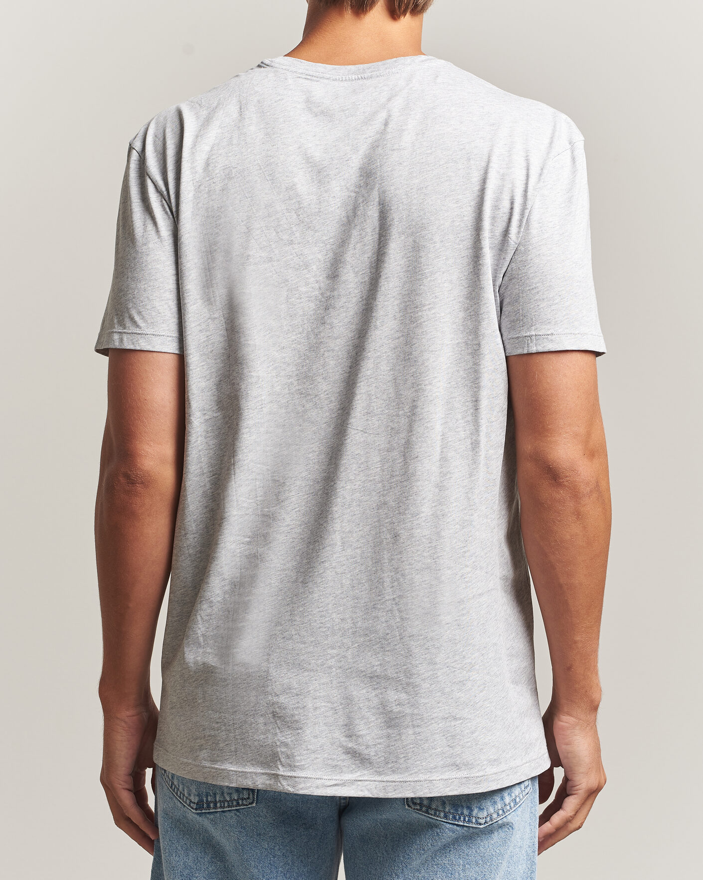 Hombres | Camisetas | Lacoste | 3-Pack Crew Neck T-Shirt White/Grey/Black
