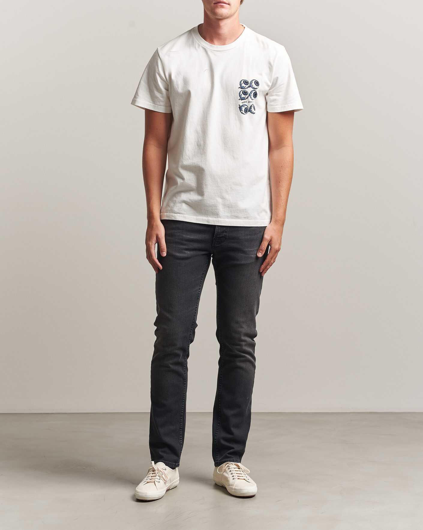 Hombres | Vaqueros | Nudie Jeans | Grim Tim Jeans Black Mist