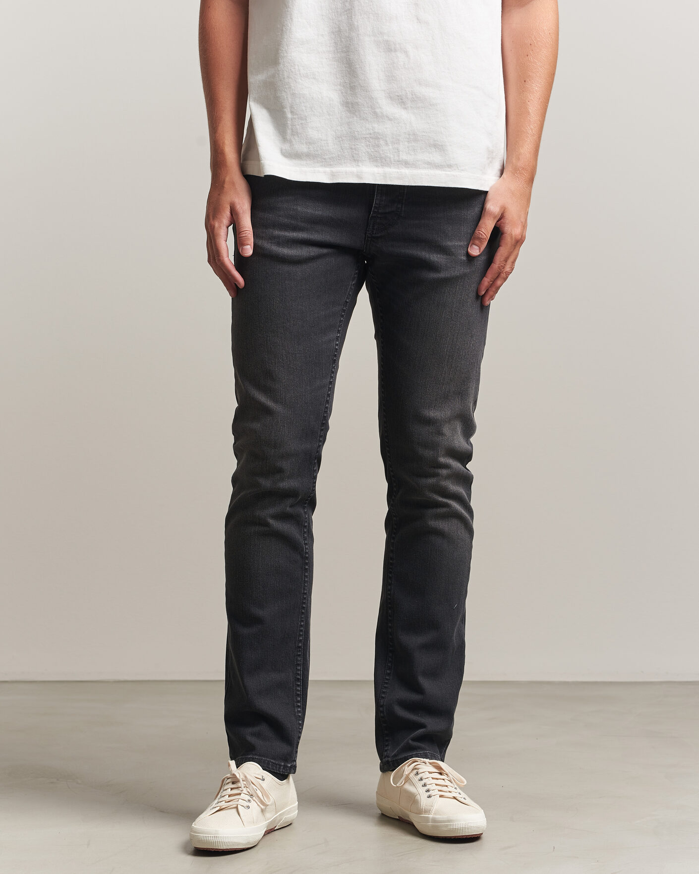 Hombres | Vaqueros | Nudie Jeans | Grim Tim Jeans Black Mist